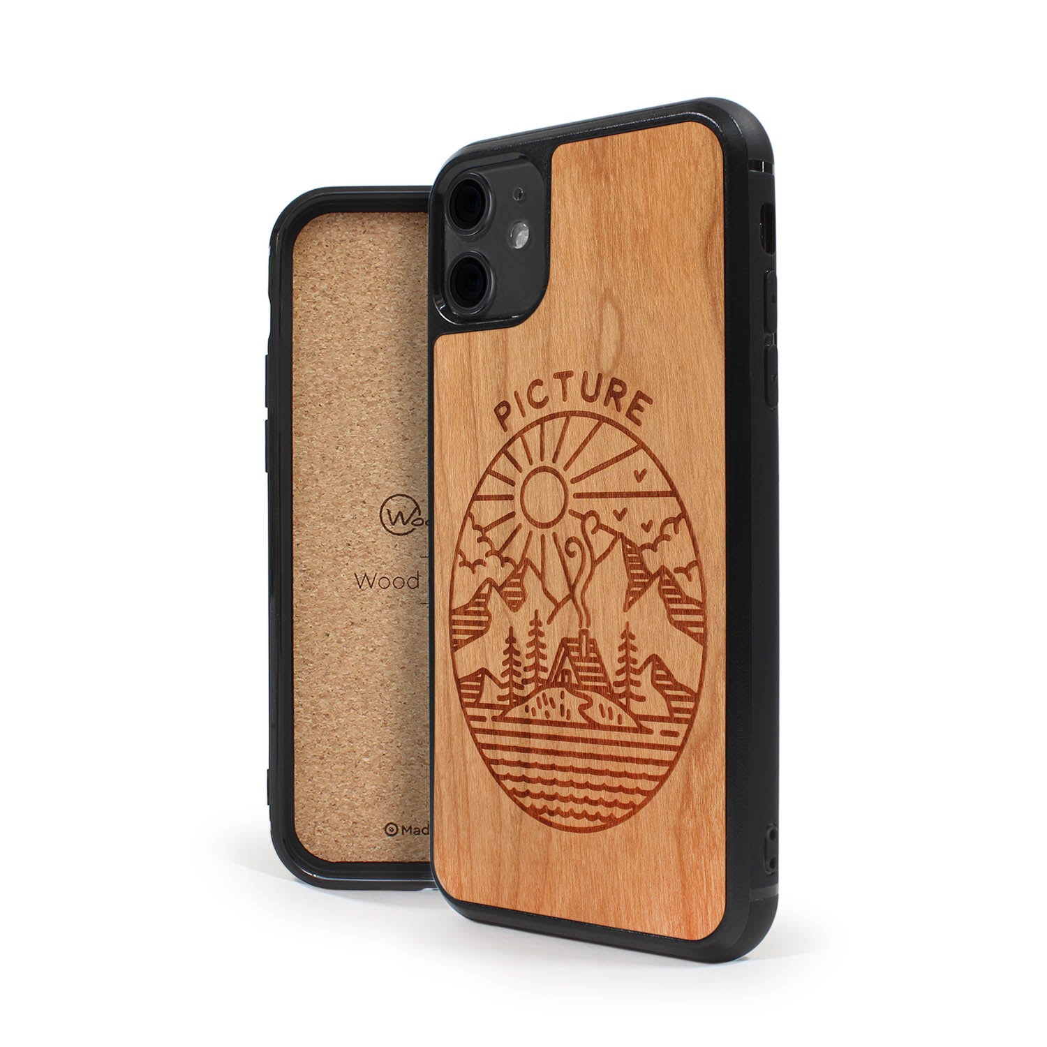 Coque iPhone en bois PICTURE DAYDREAM