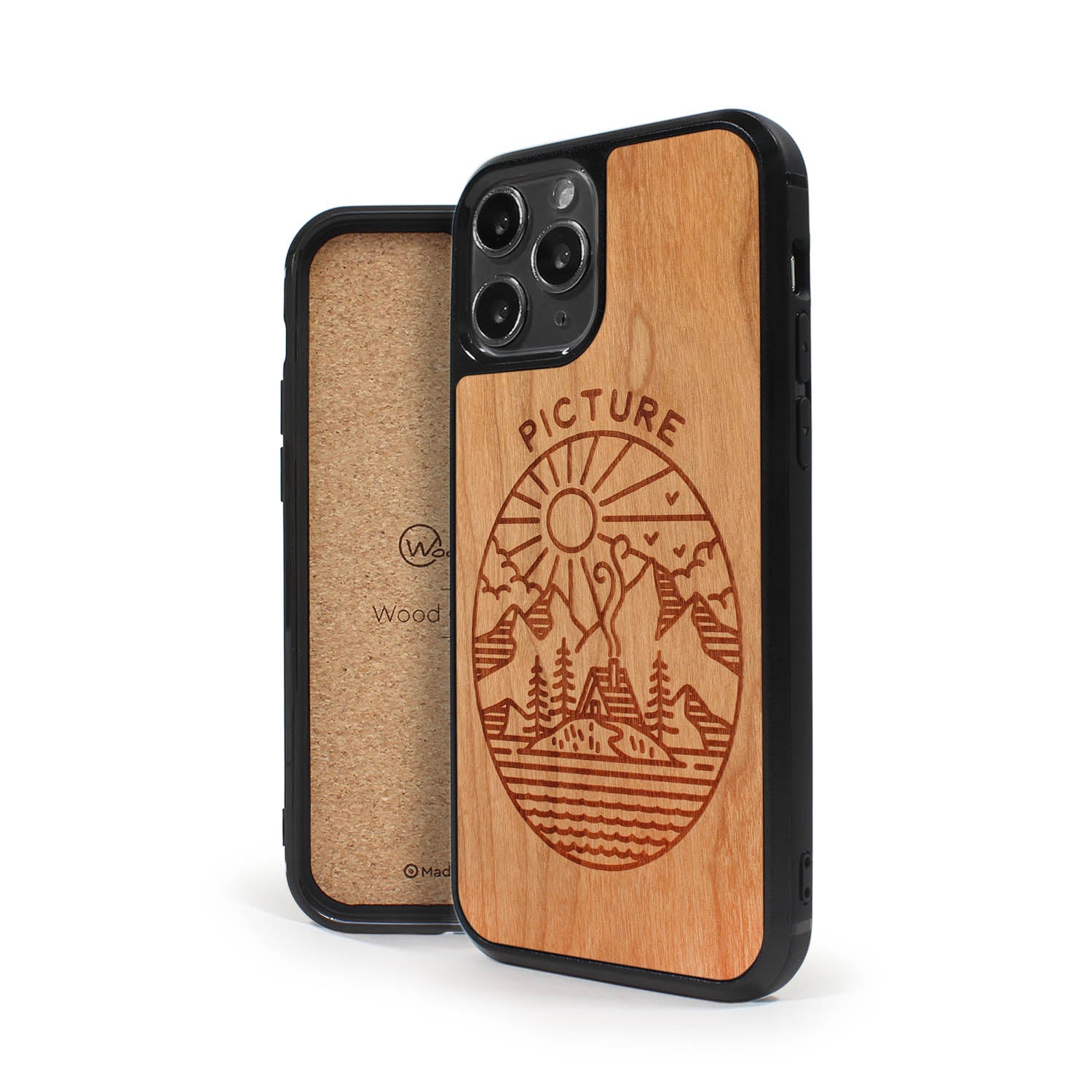 Coque iPhone en bois PICTURE DAYDREAM