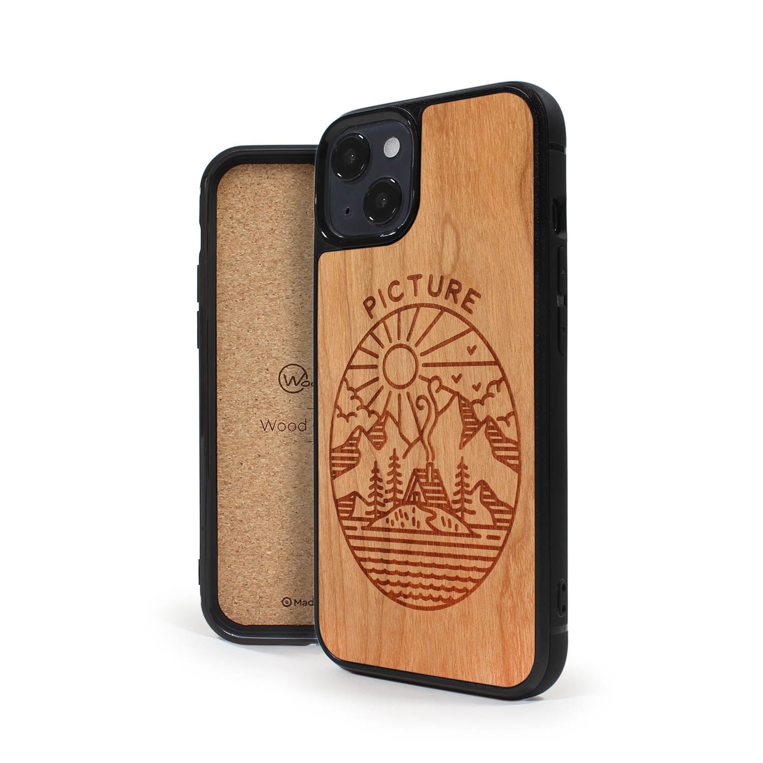 Coque iPhone en bois PICTURE DAYDREAM