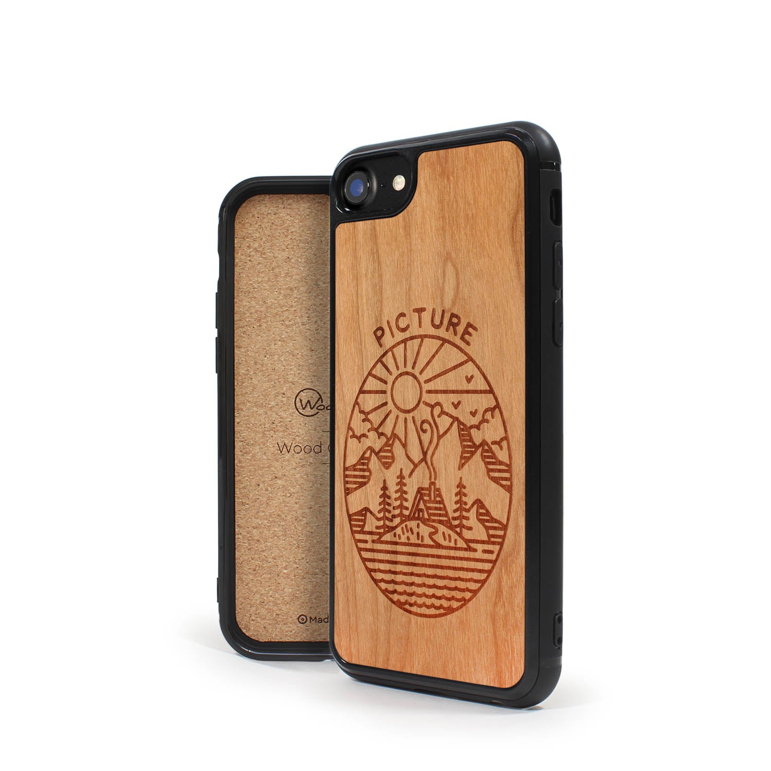 Coque iPhone en bois PICTURE DAYDREAM