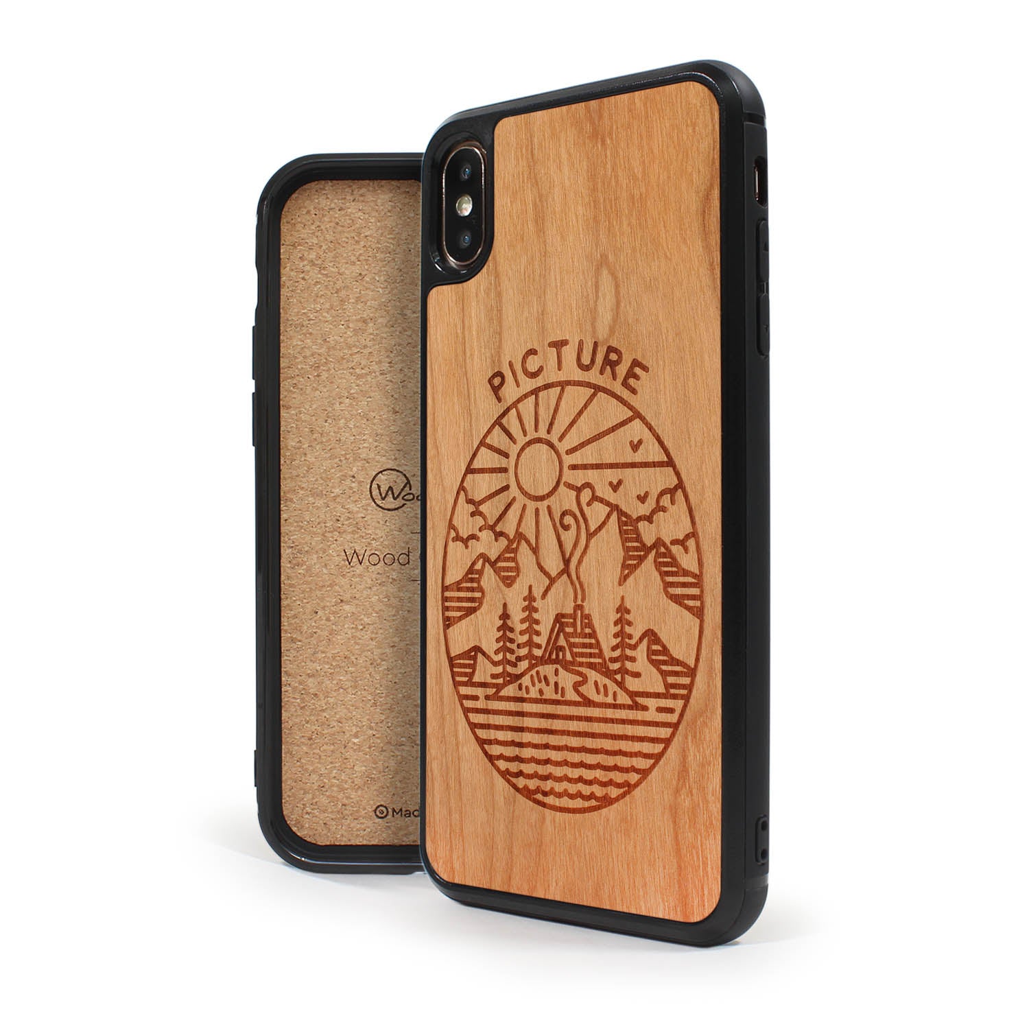 Coque iPhone en bois PICTURE DAYDREAM