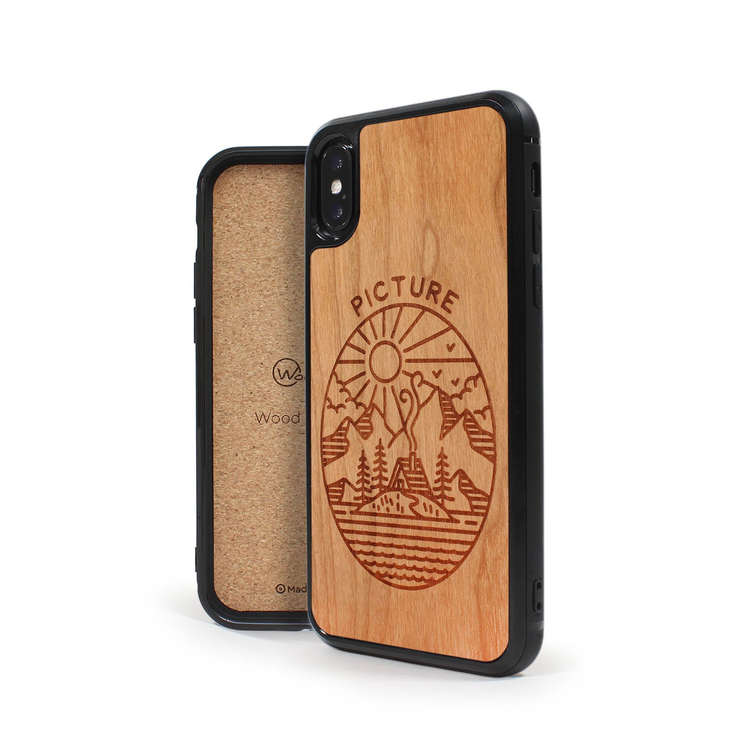 Coque iPhone en bois PICTURE DAYDREAM