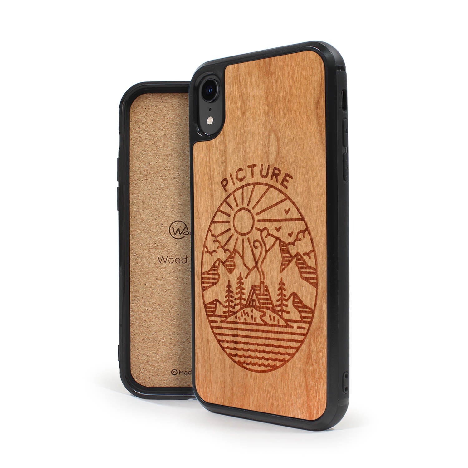 Coque iPhone en bois PICTURE DAYDREAM