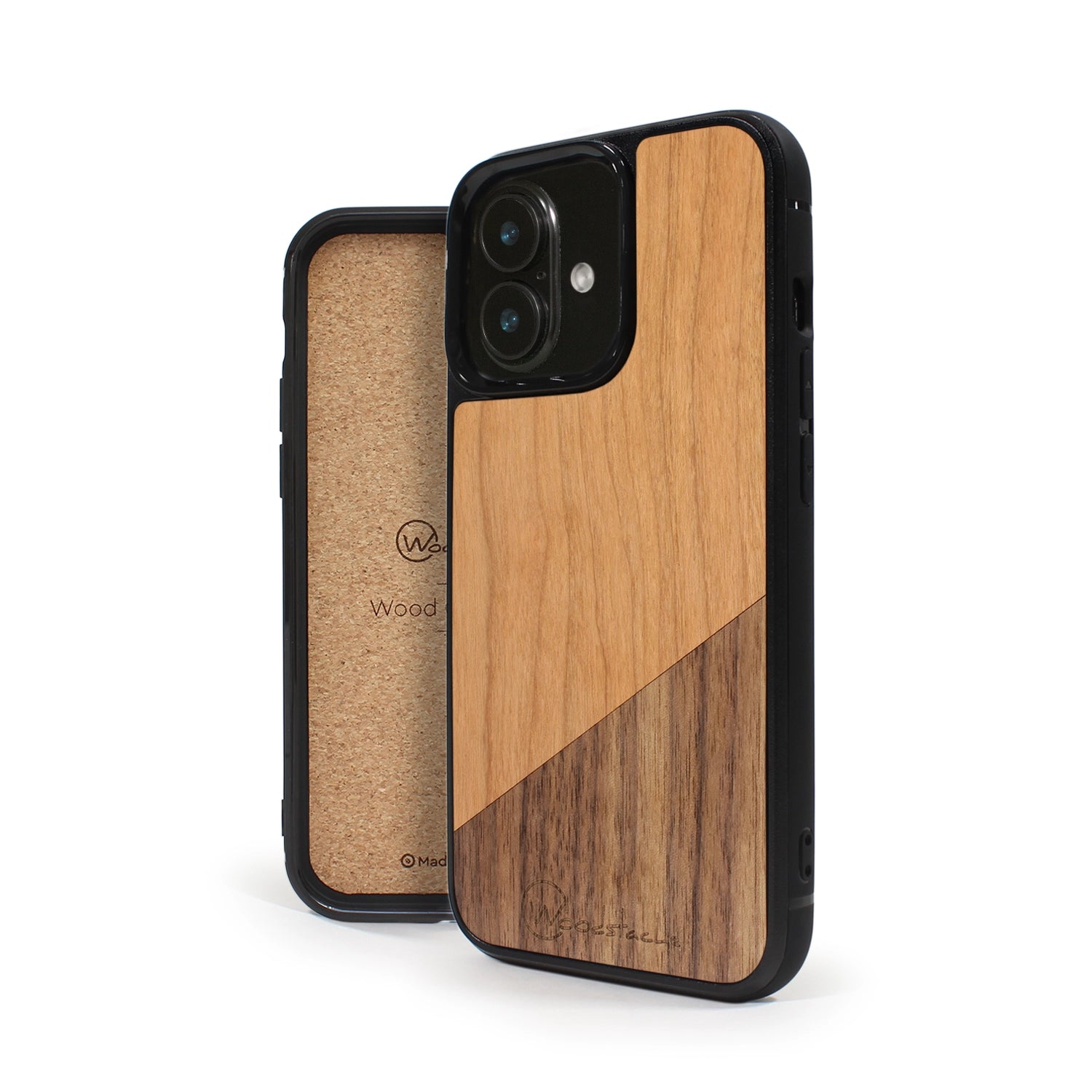 Coque iPhone en bois DUAL