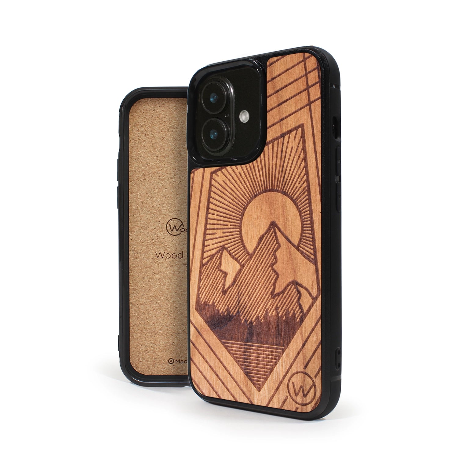 Coque iPhone en bois Explore