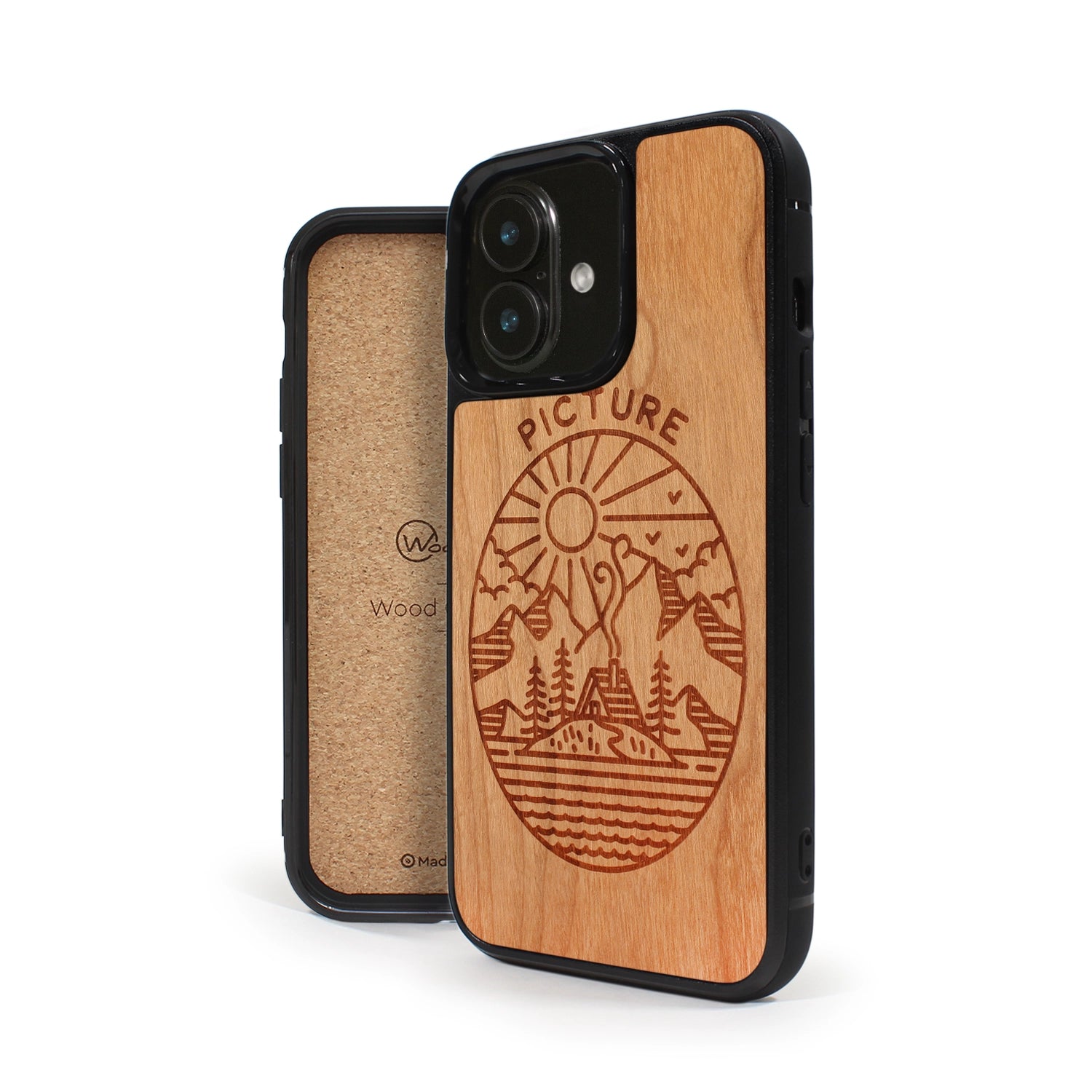 Coque iPhone en bois PICTURE DAYDREAM