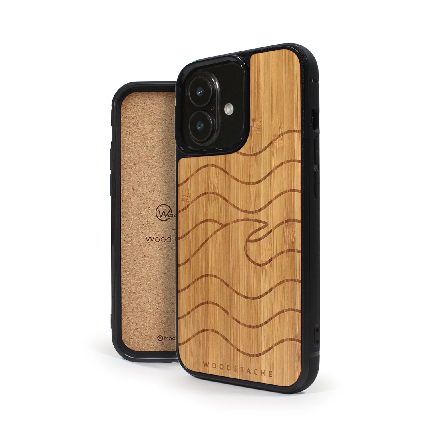 Coque iPhone en bois VAGUE