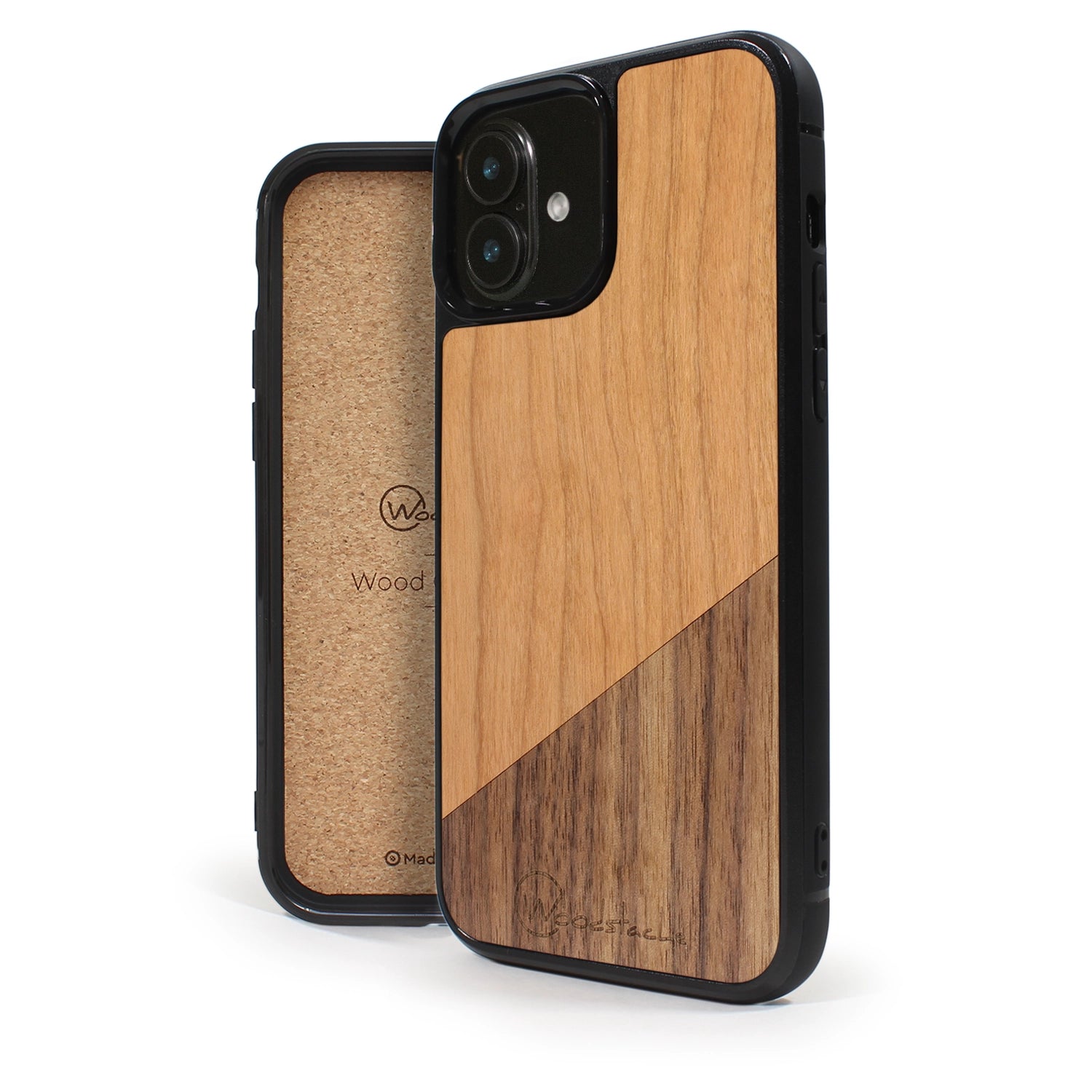 Coque iPhone en bois DUAL