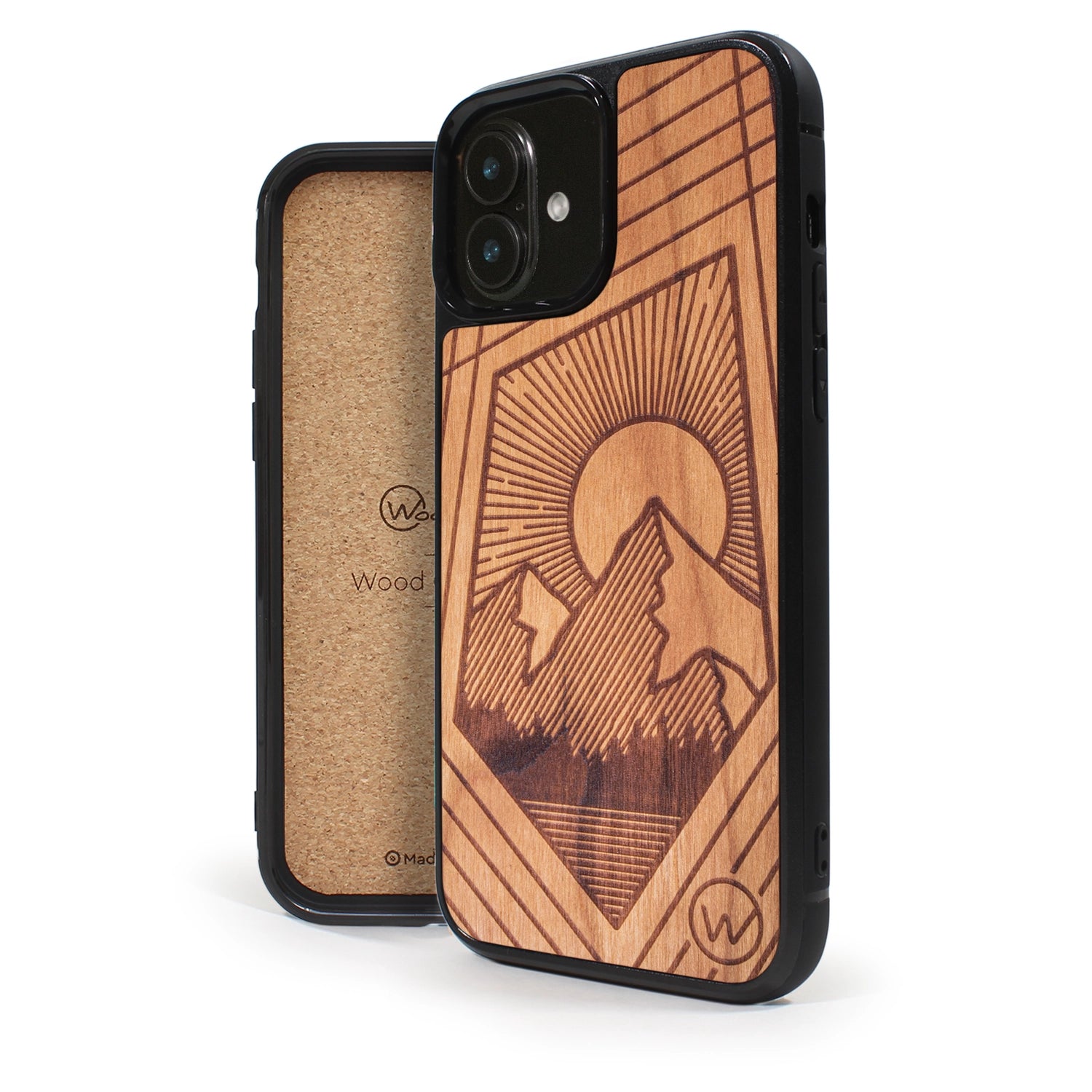 Coque iPhone en bois Explore
