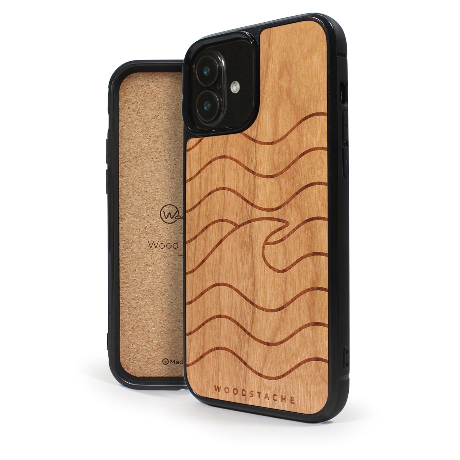 Coque iPhone en bois VAGUE