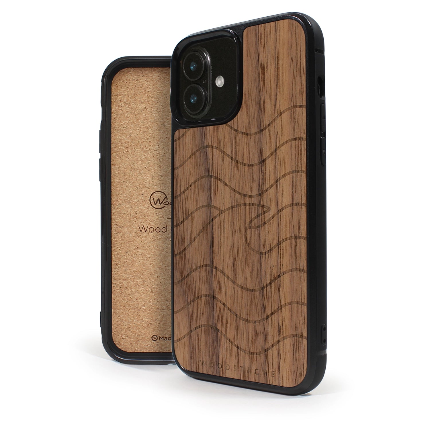 Coque iPhone en bois VAGUE
