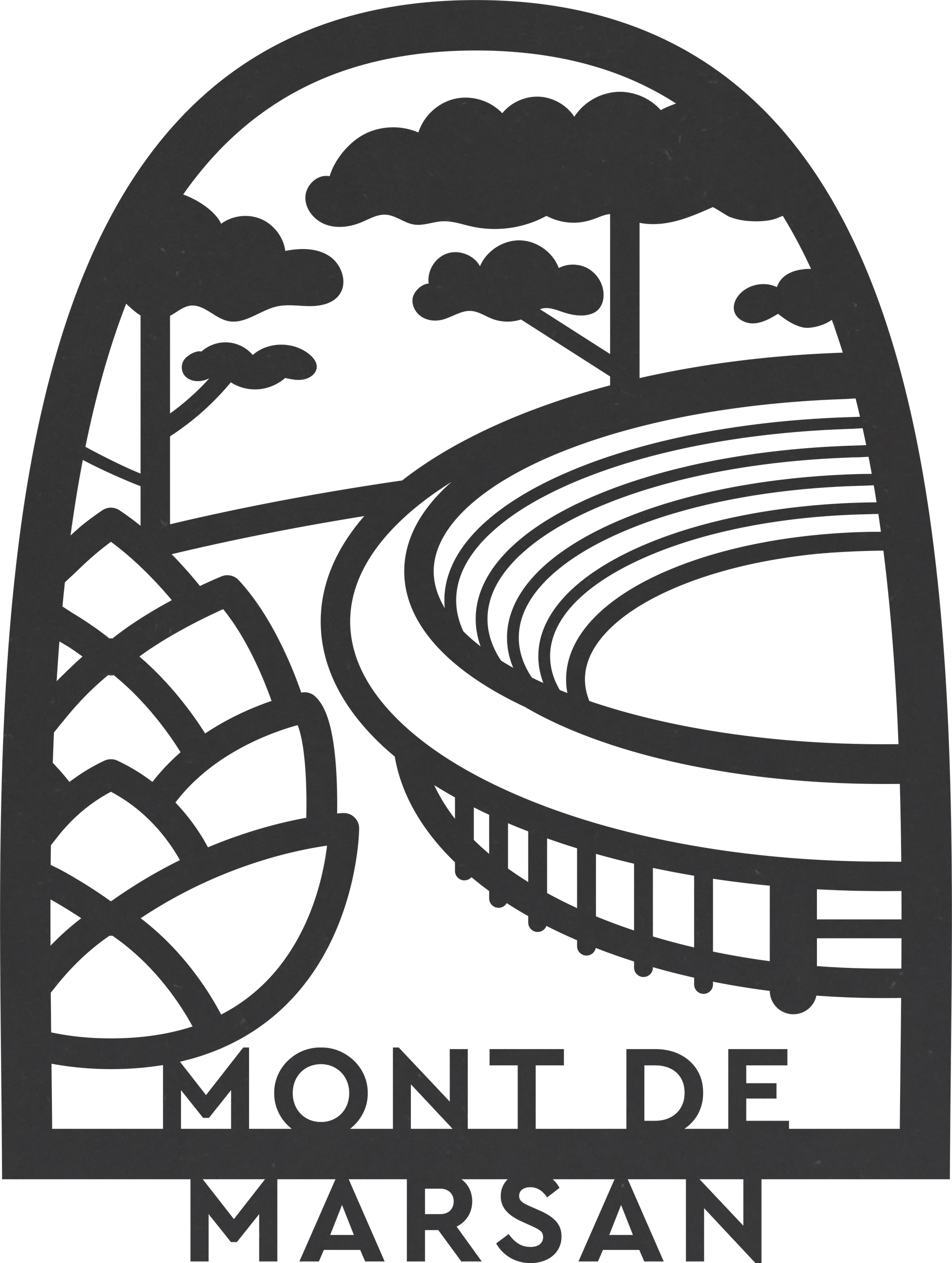 Décoration murale en bois Mont de Marsan - Arènes
