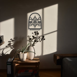 Tableau en bois Bordeaux lifestyle salon