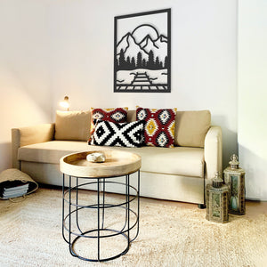 Tableau en bois Lake View