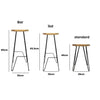 Tabouret chêne massif WOOD