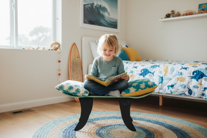Banc GROMMET mint - enfant lecture