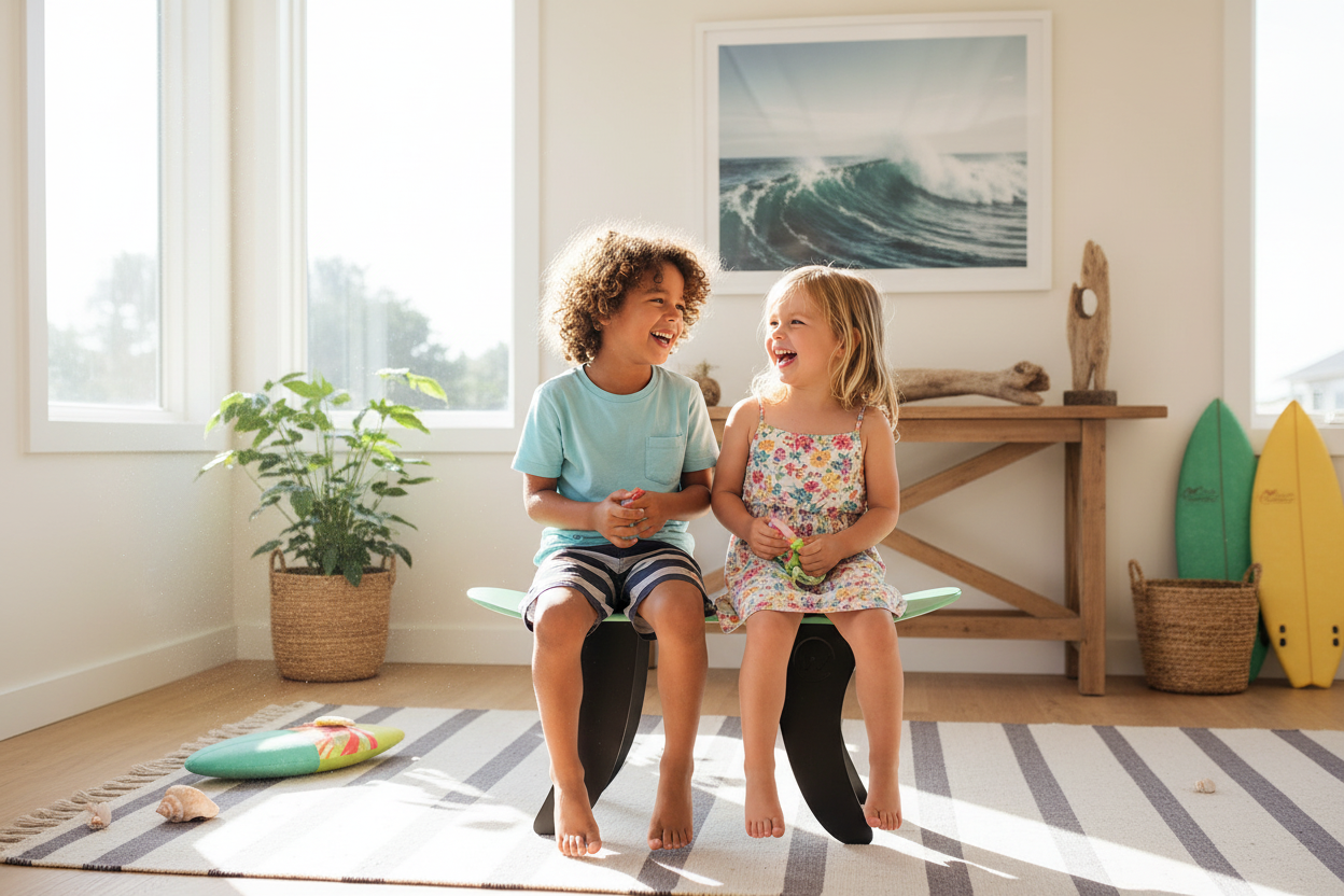 Banc GROMMET mint Line Art - enfants joyeux