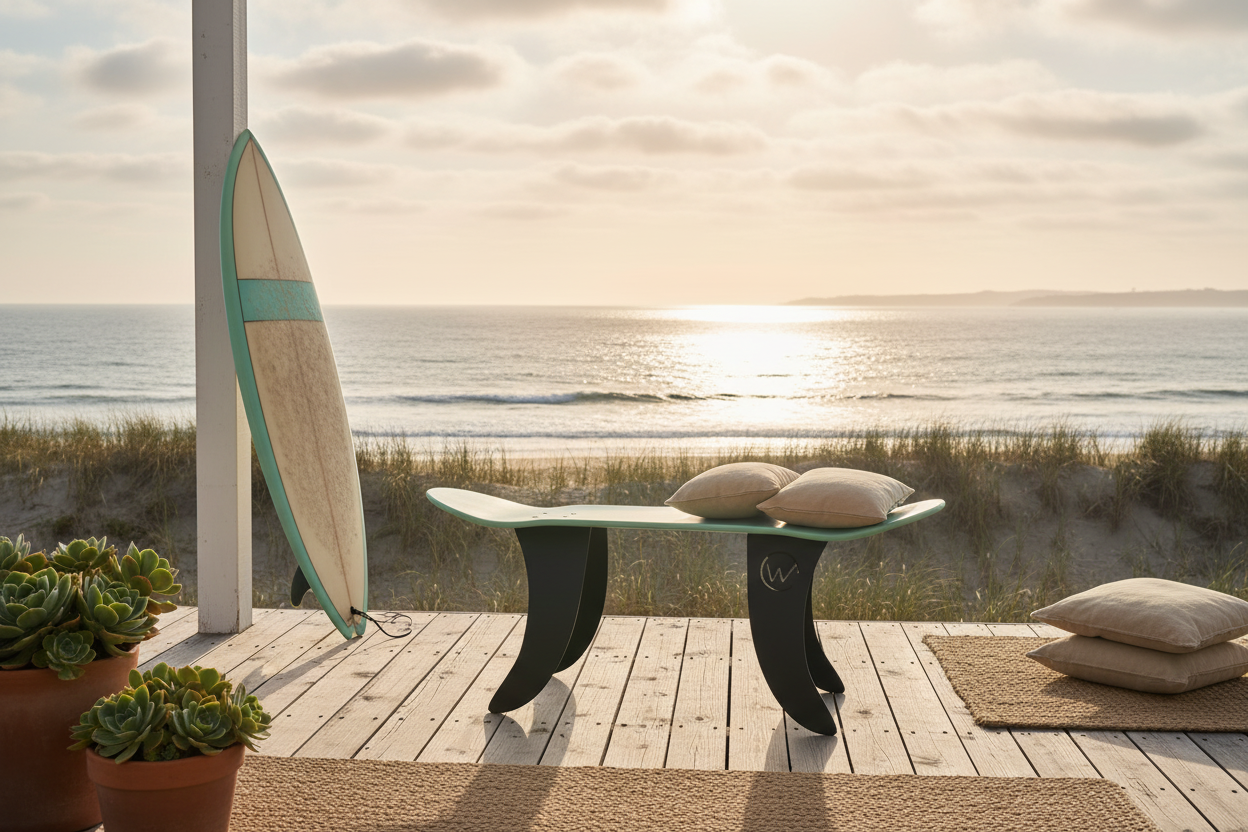 Banc GROMMET mint - terrasse océan