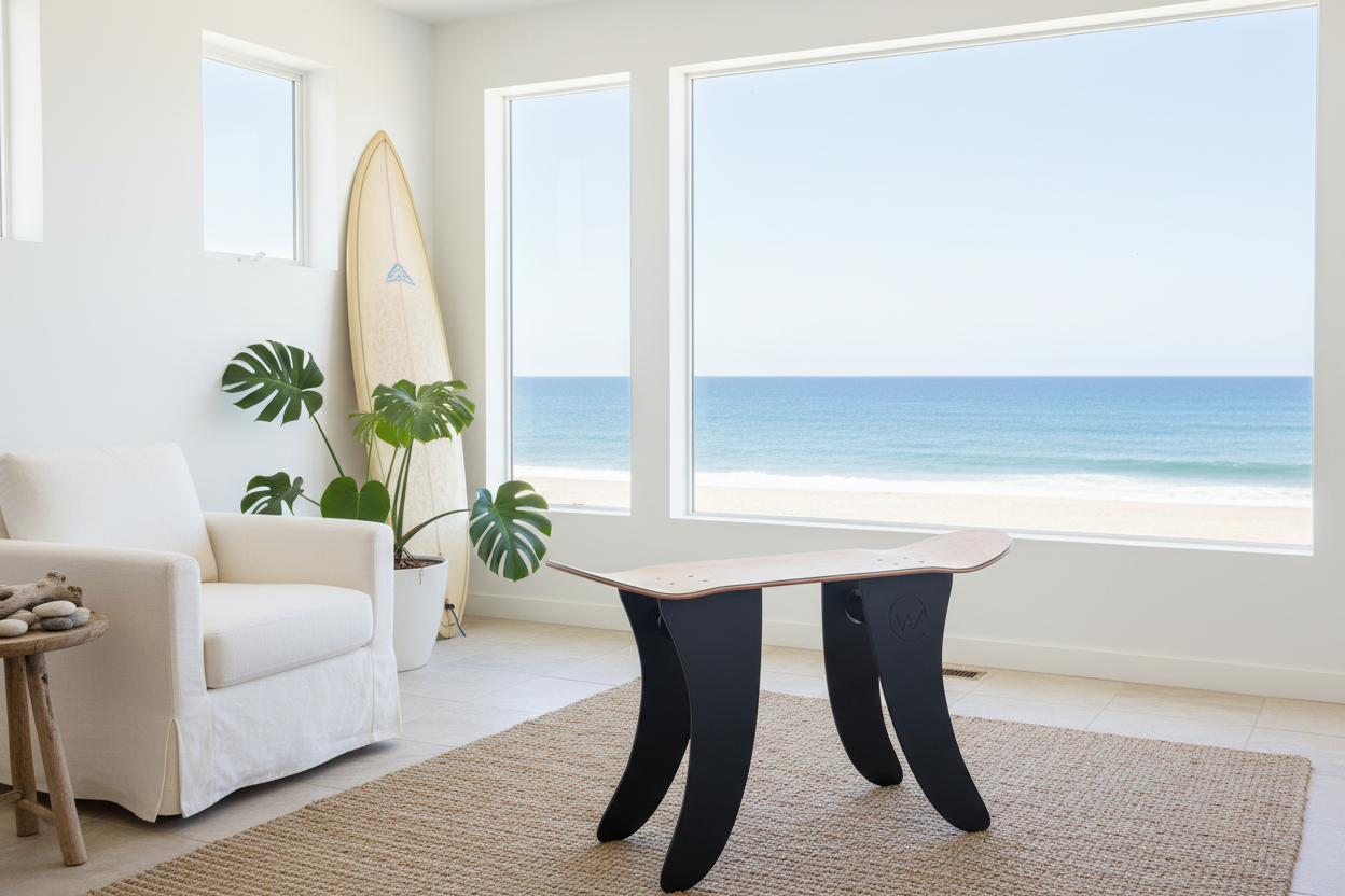 Banc skate lifestyle plage ocean surf Premium Made in France
