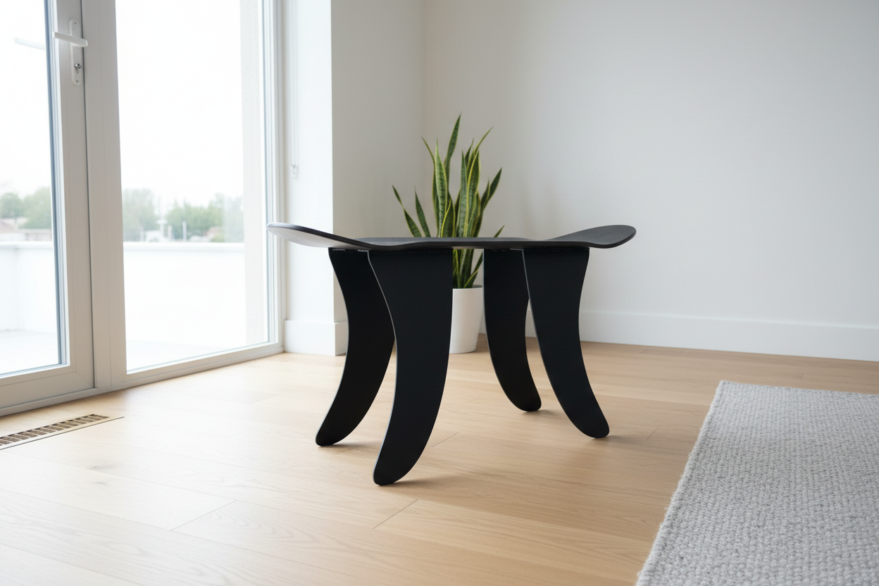 Banc SWELL black Line Art - salon pro
