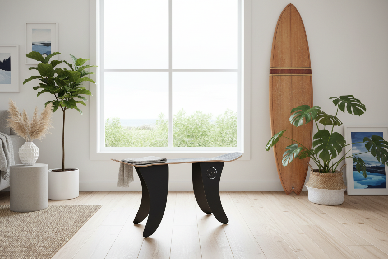 Banc SWELL black - salon