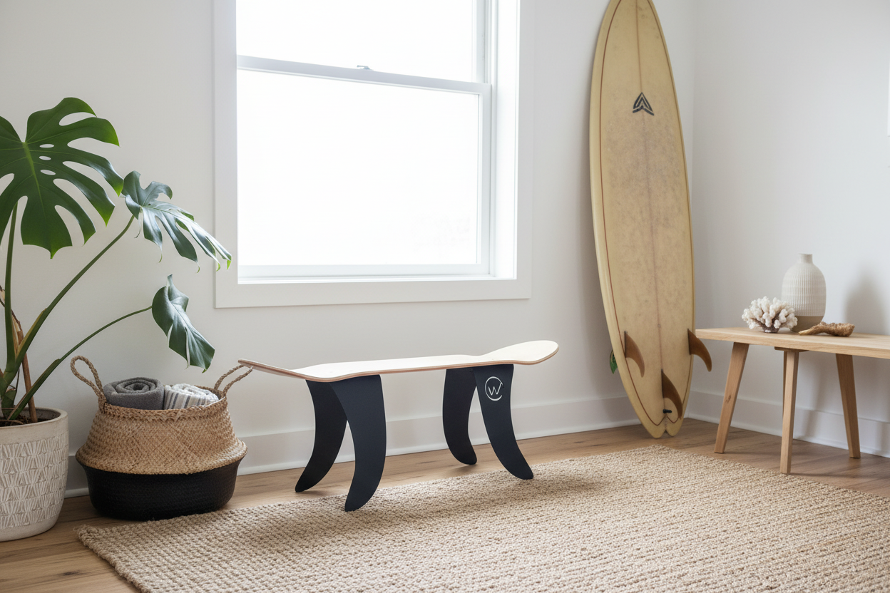 Banc SWELL natural - salon côtier