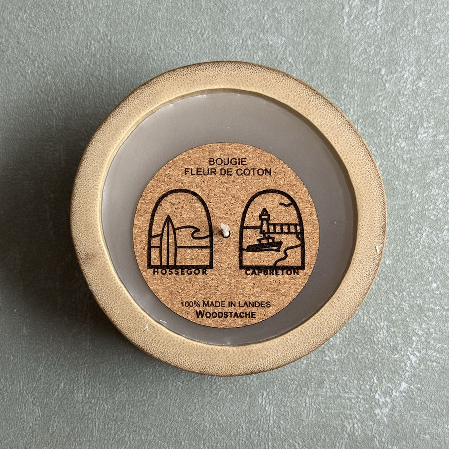 Bougie - Contenant Bambou