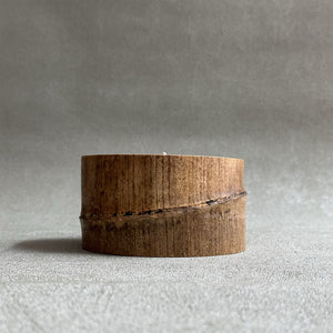 Bougie - Contenant Bambou