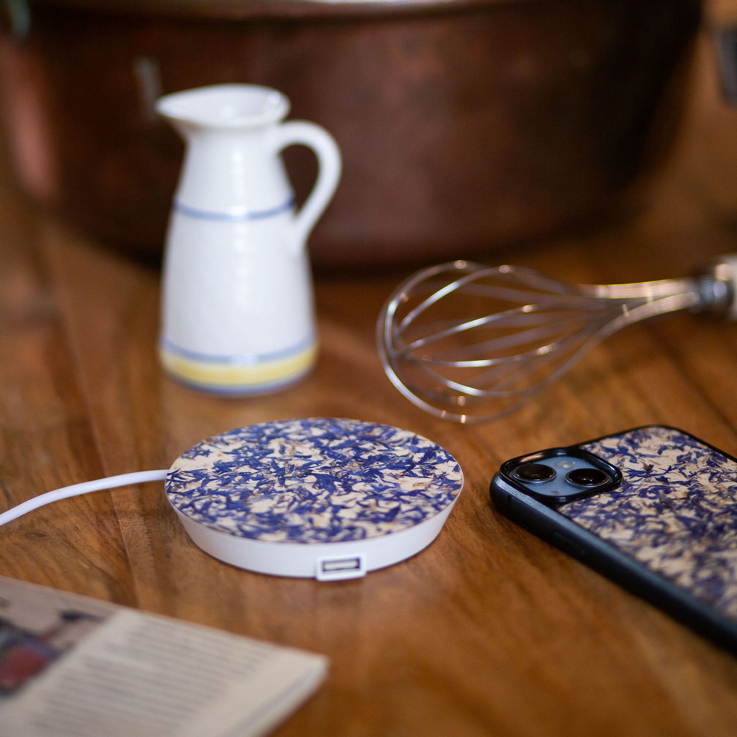 Chargeur à induction Bleuets