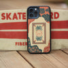 coque en bois iPhone Tropicolor