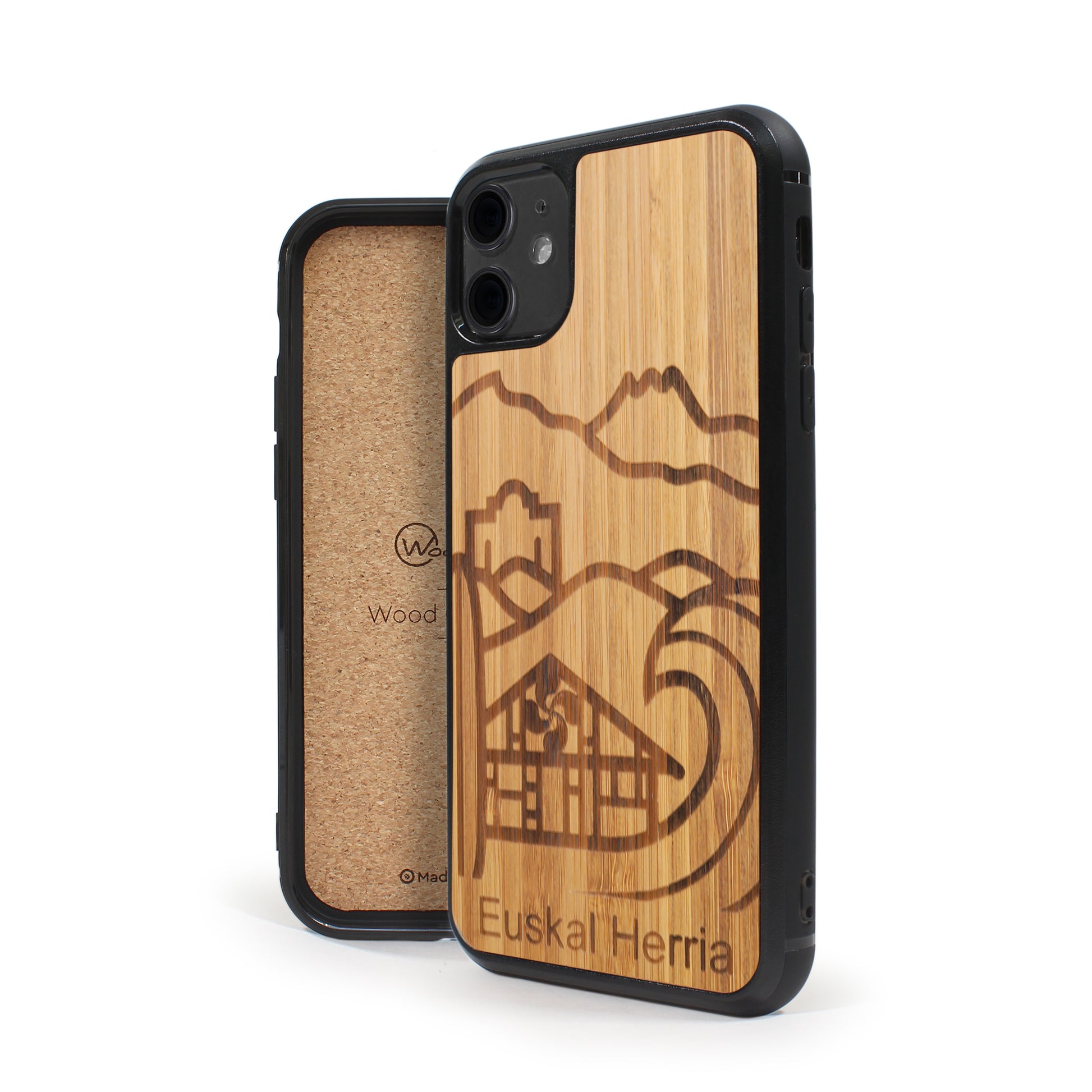 Coque iPhone en bois Euskal Herria