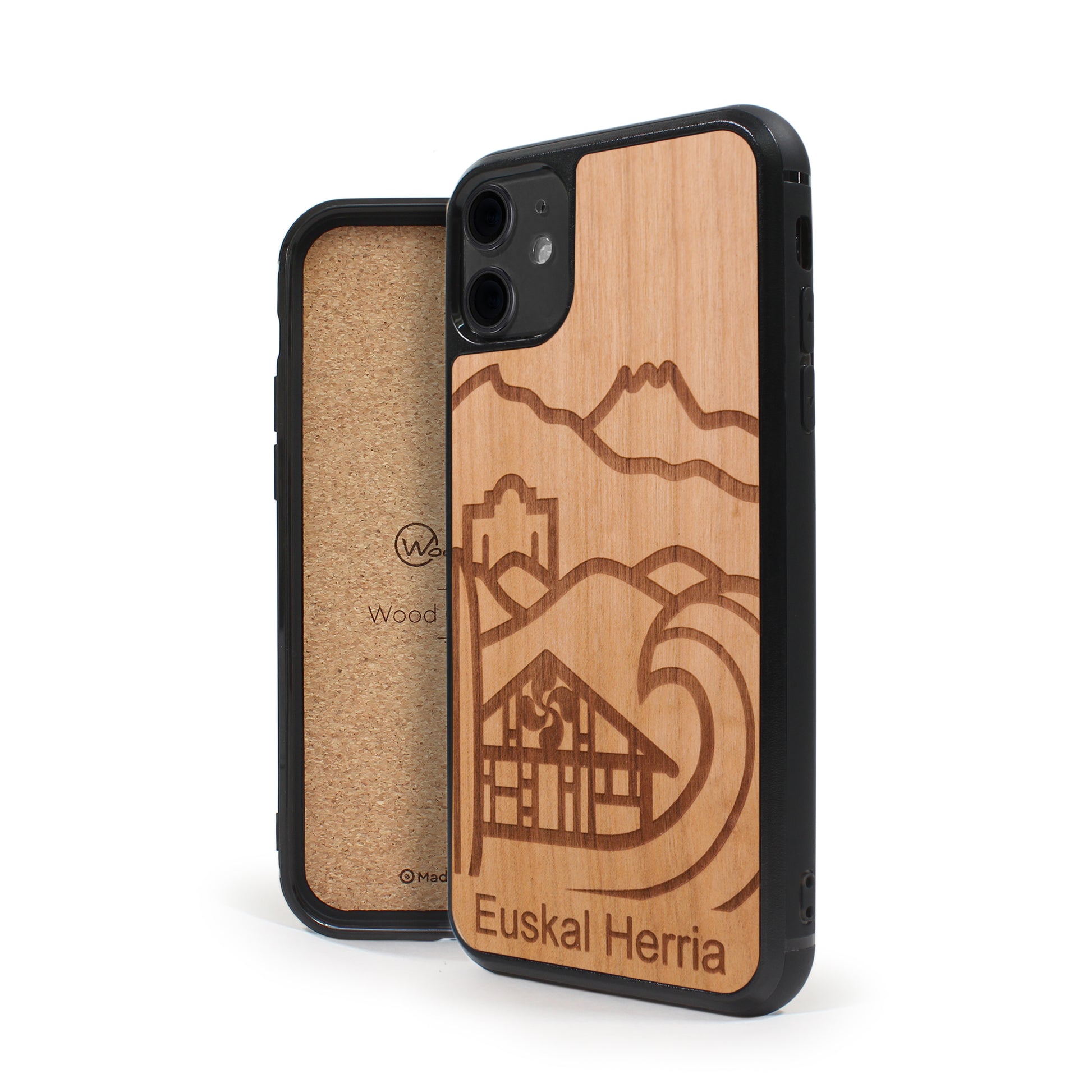 Coque iPhone en bois Euskal Herria