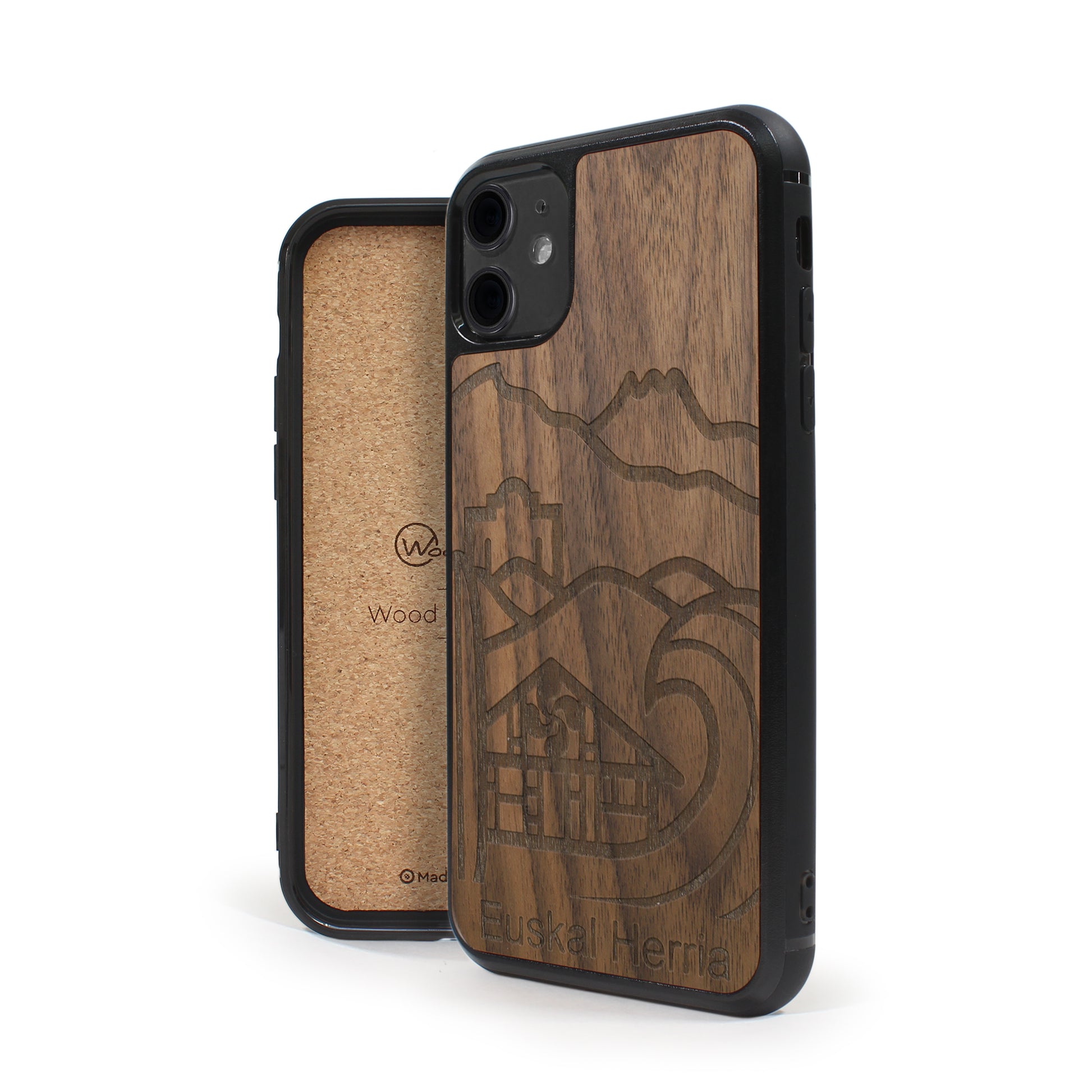 Coque iPhone en bois Euskal Herria