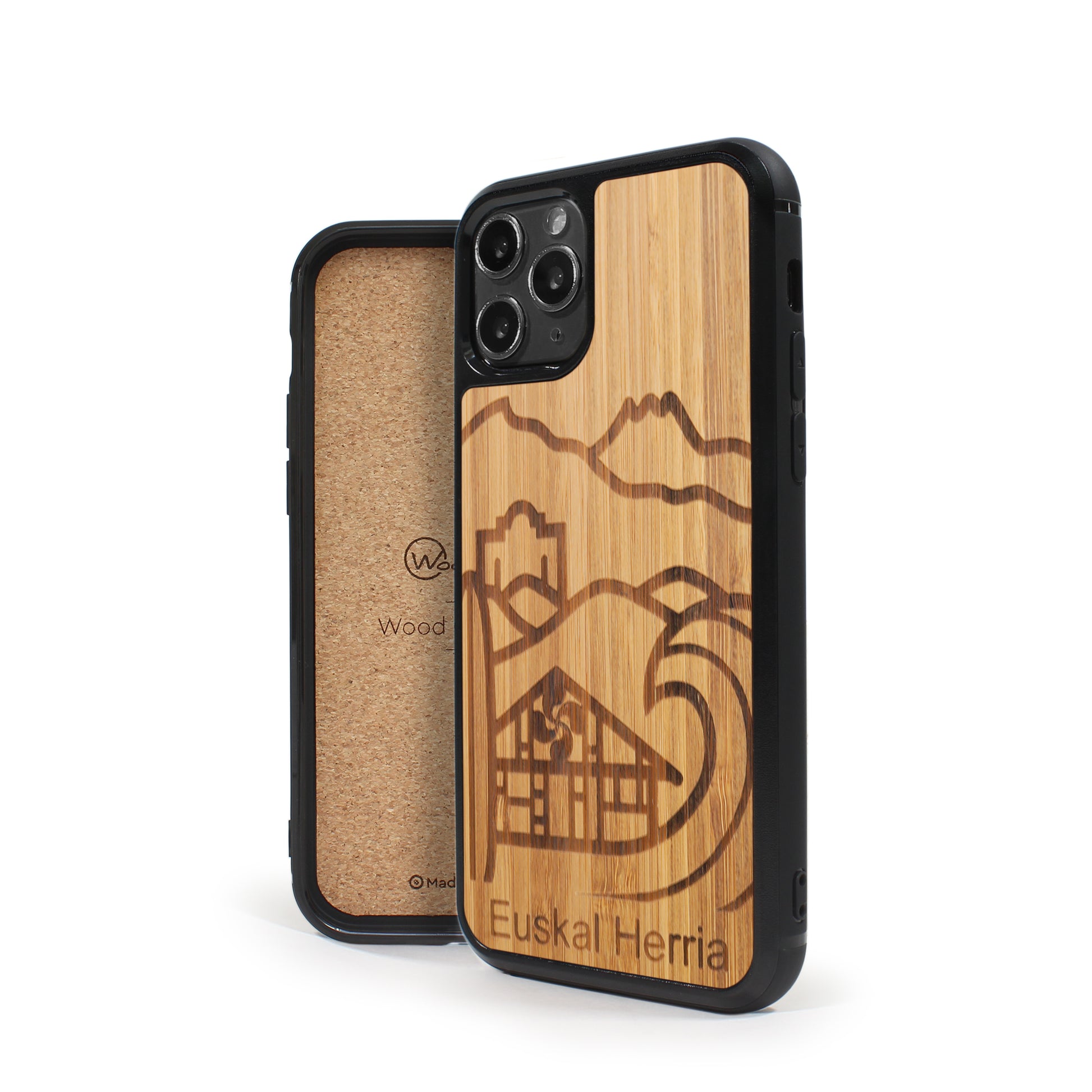 Coque iPhone en bois Euskal Herria