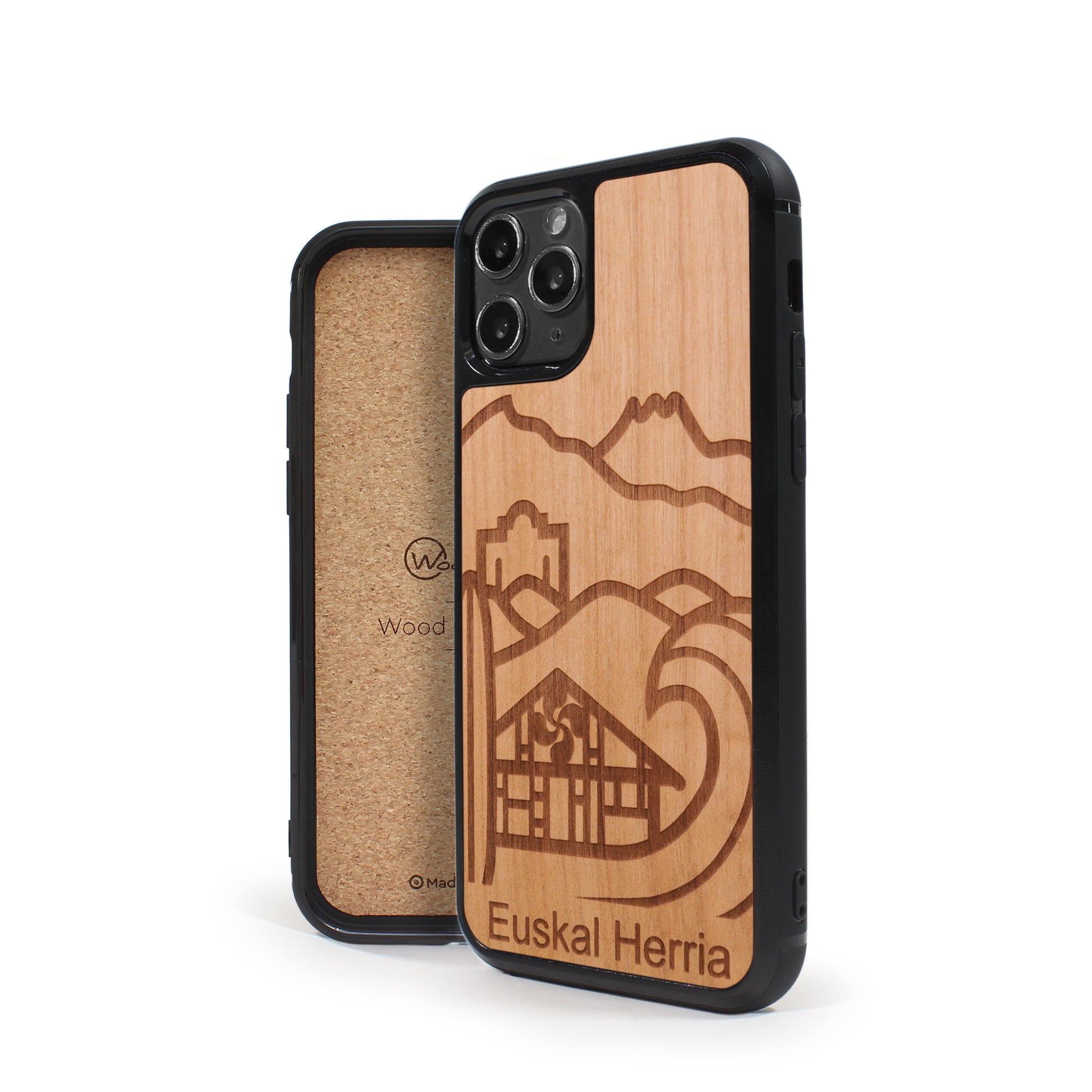 Coque iPhone en bois Euskal Herria