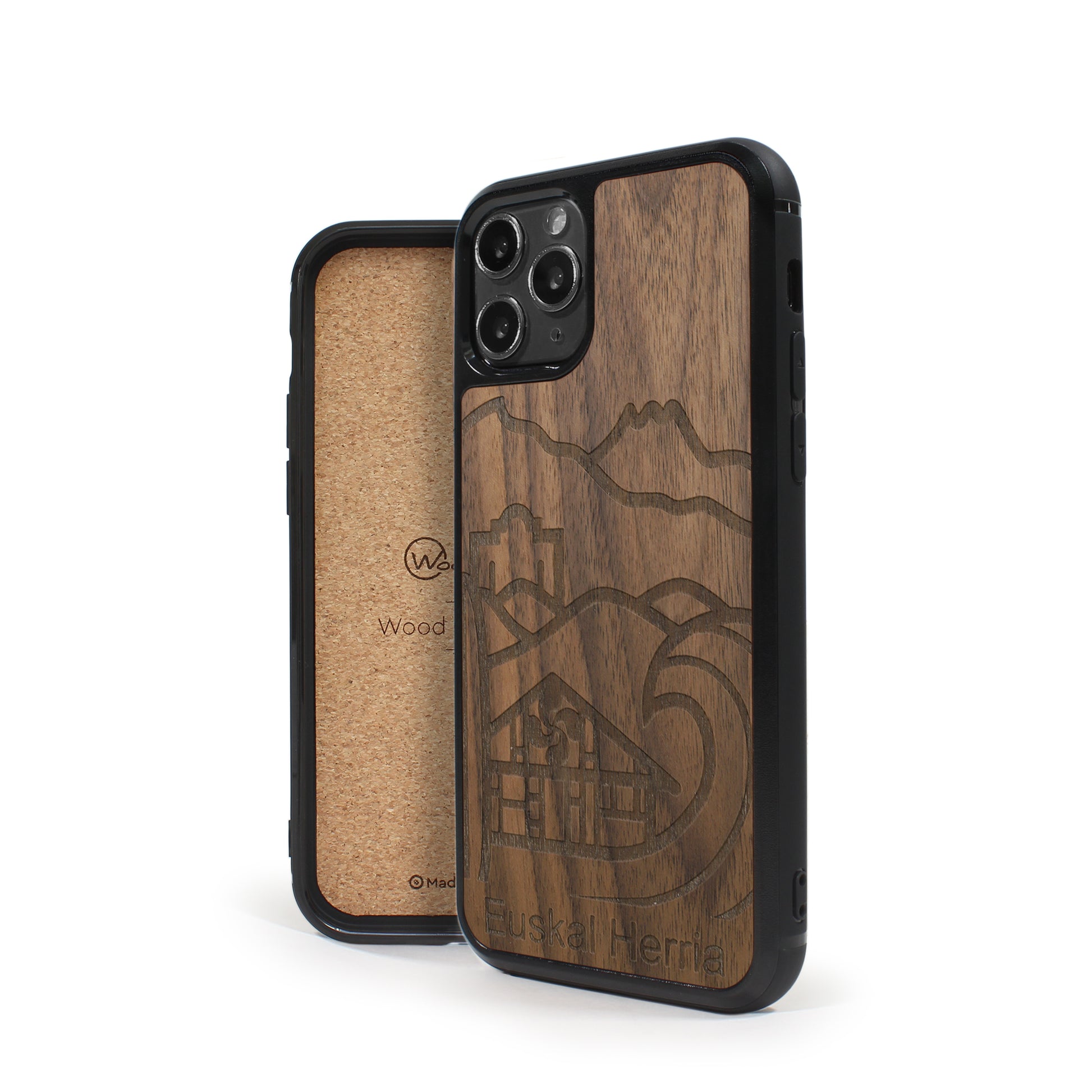 Coque iPhone en bois Euskal Herria