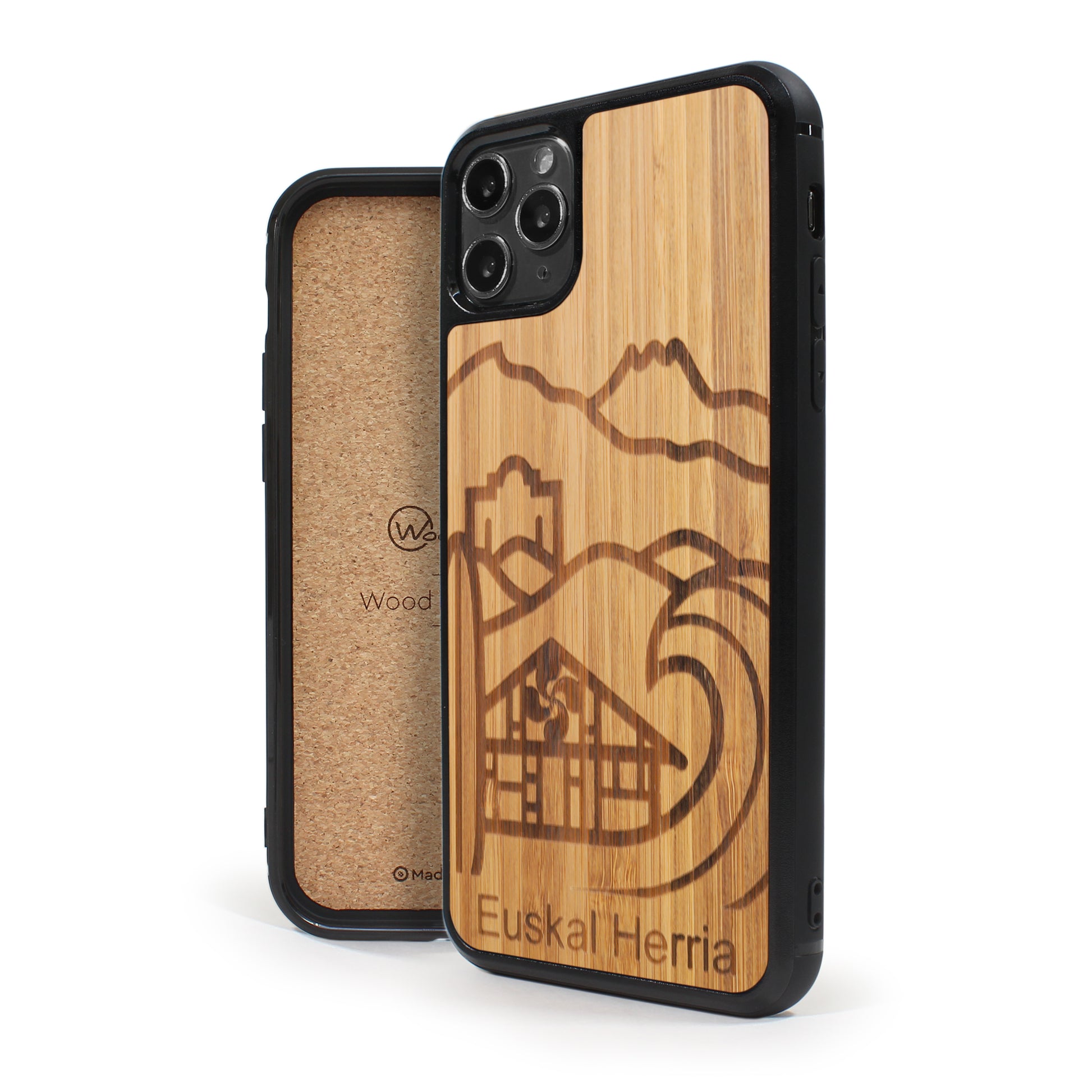 Coque iPhone en bois Euskal Herria
