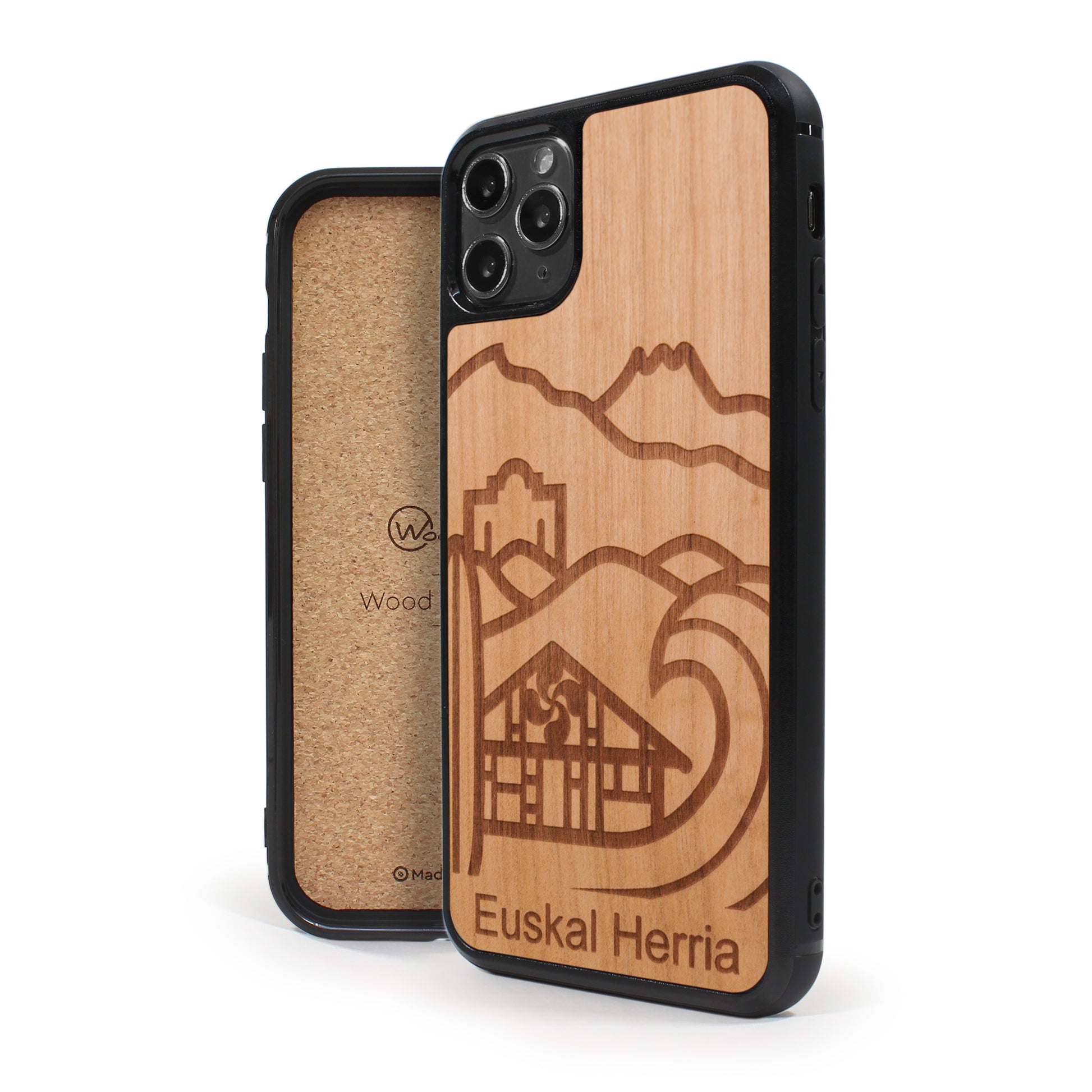 Coque iPhone en bois Euskal Herria