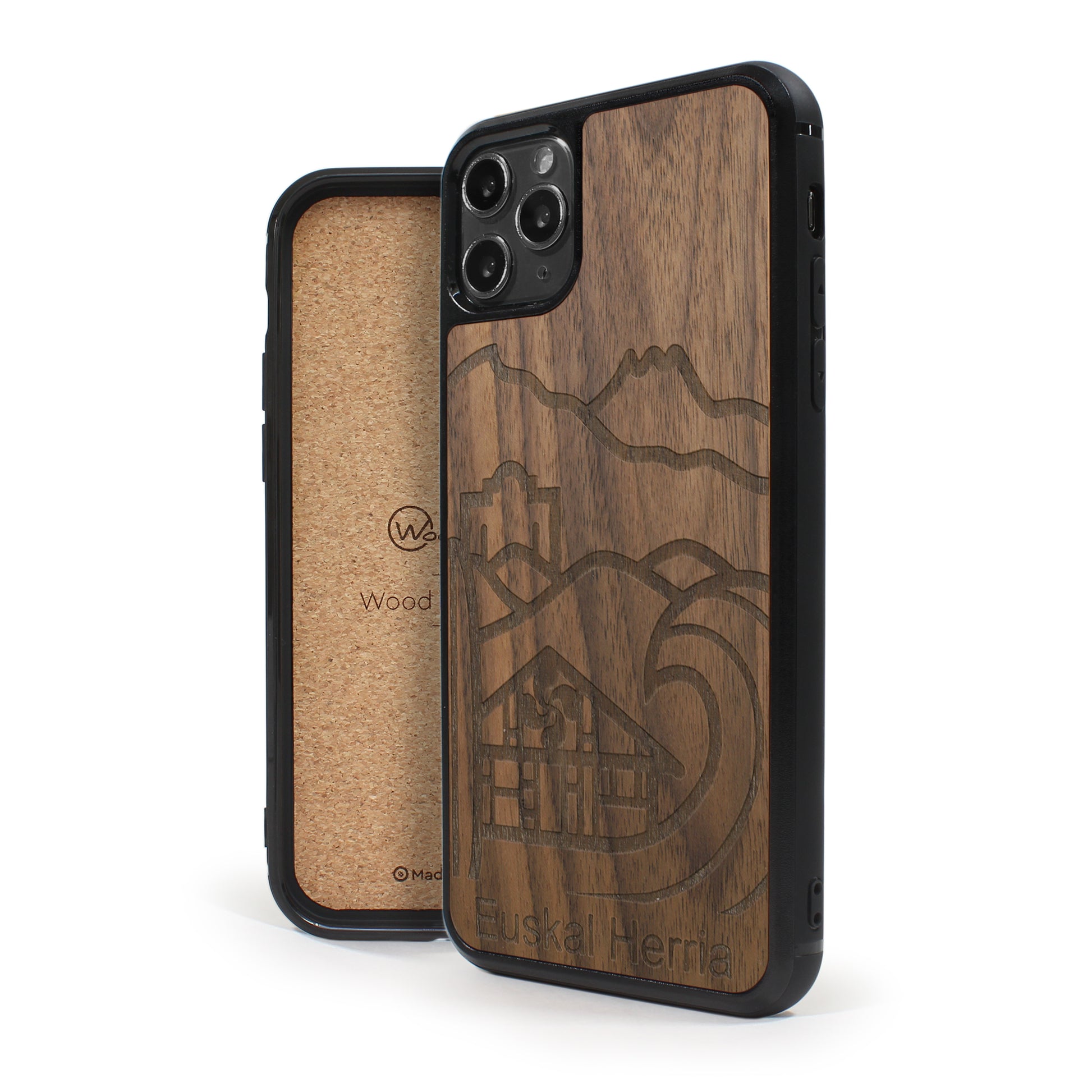 Coque iPhone en bois Euskal Herria