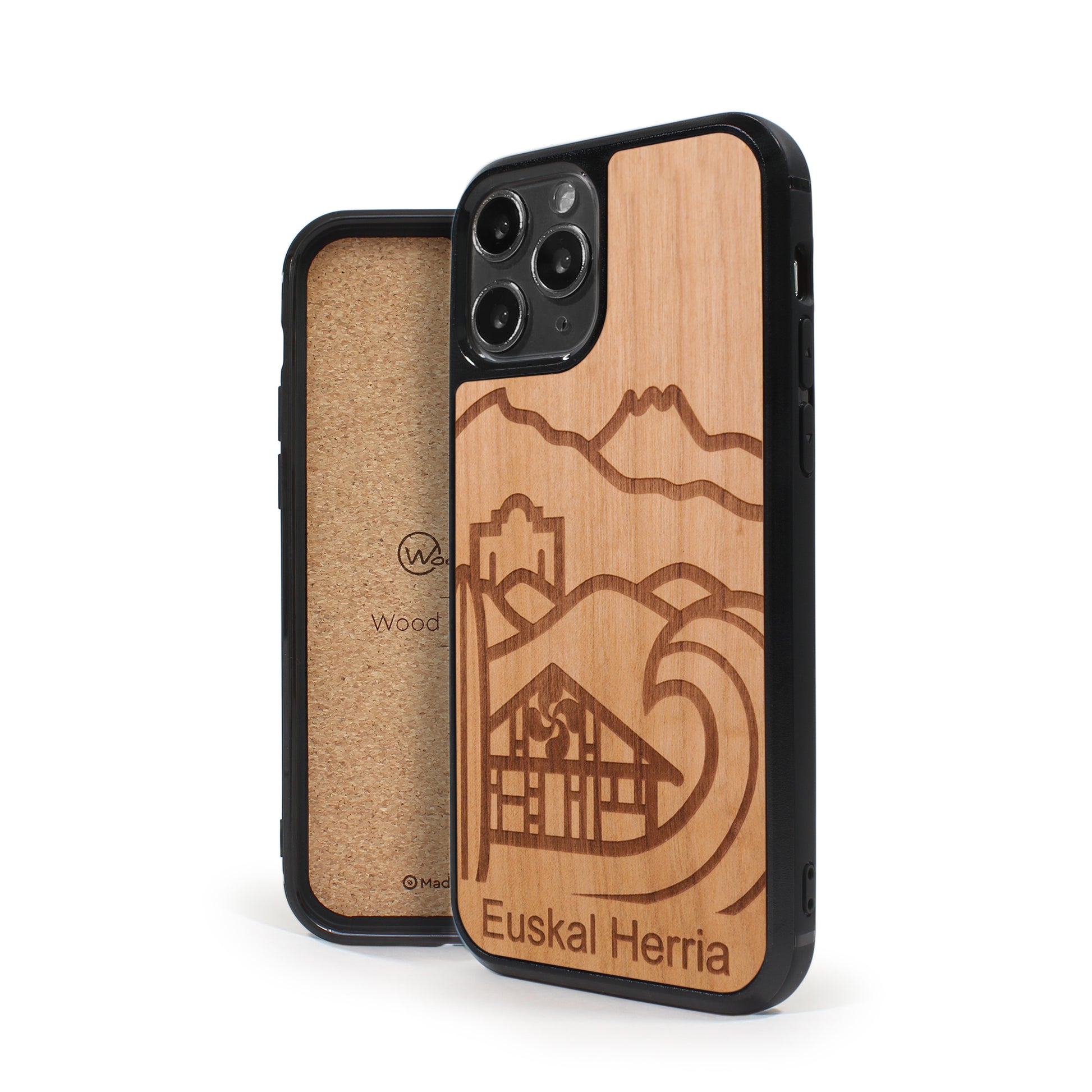 Coque iPhone en bois Euskal Herria