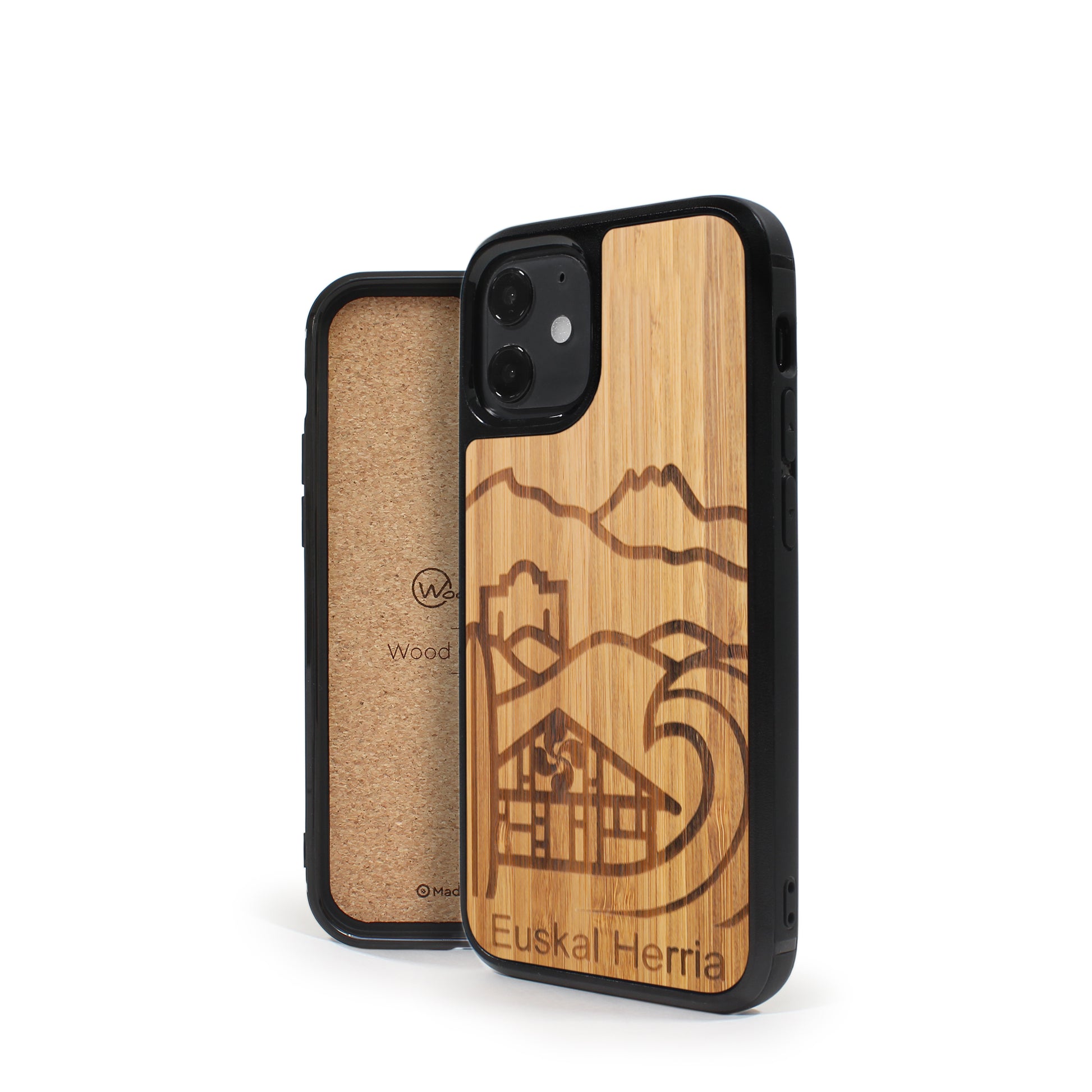 Coque iPhone en bois Euskal Herria