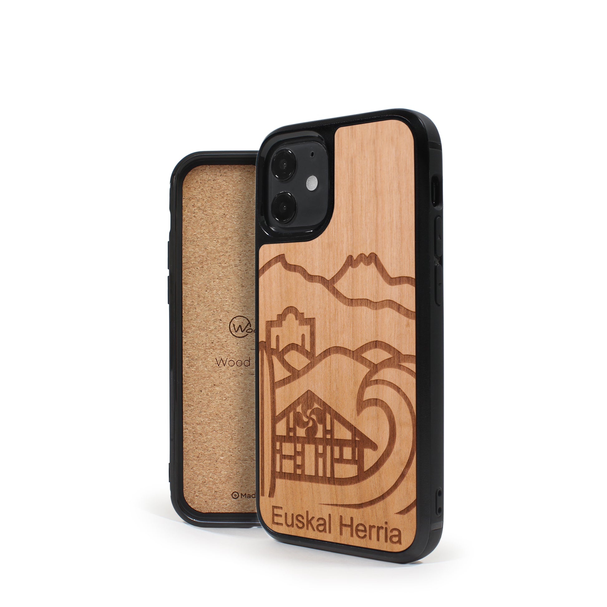 Coque iPhone en bois Euskal Herria