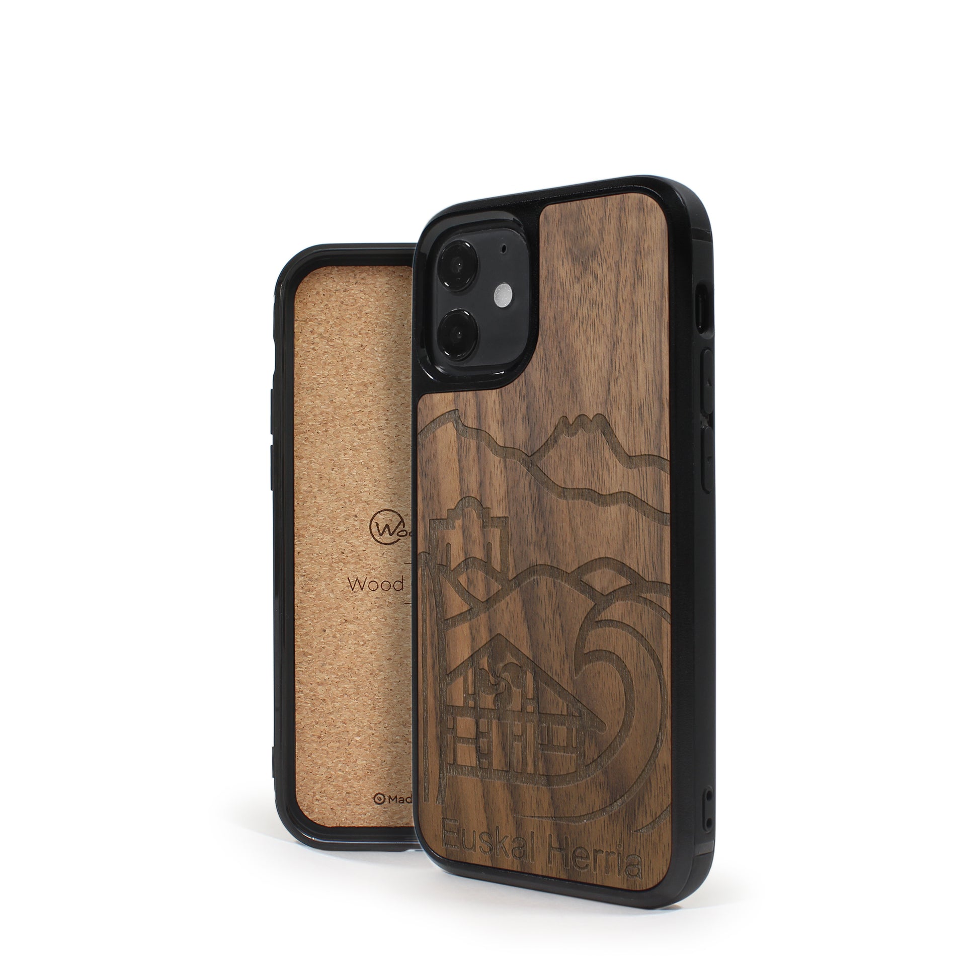 Coque iPhone en bois Euskal Herria