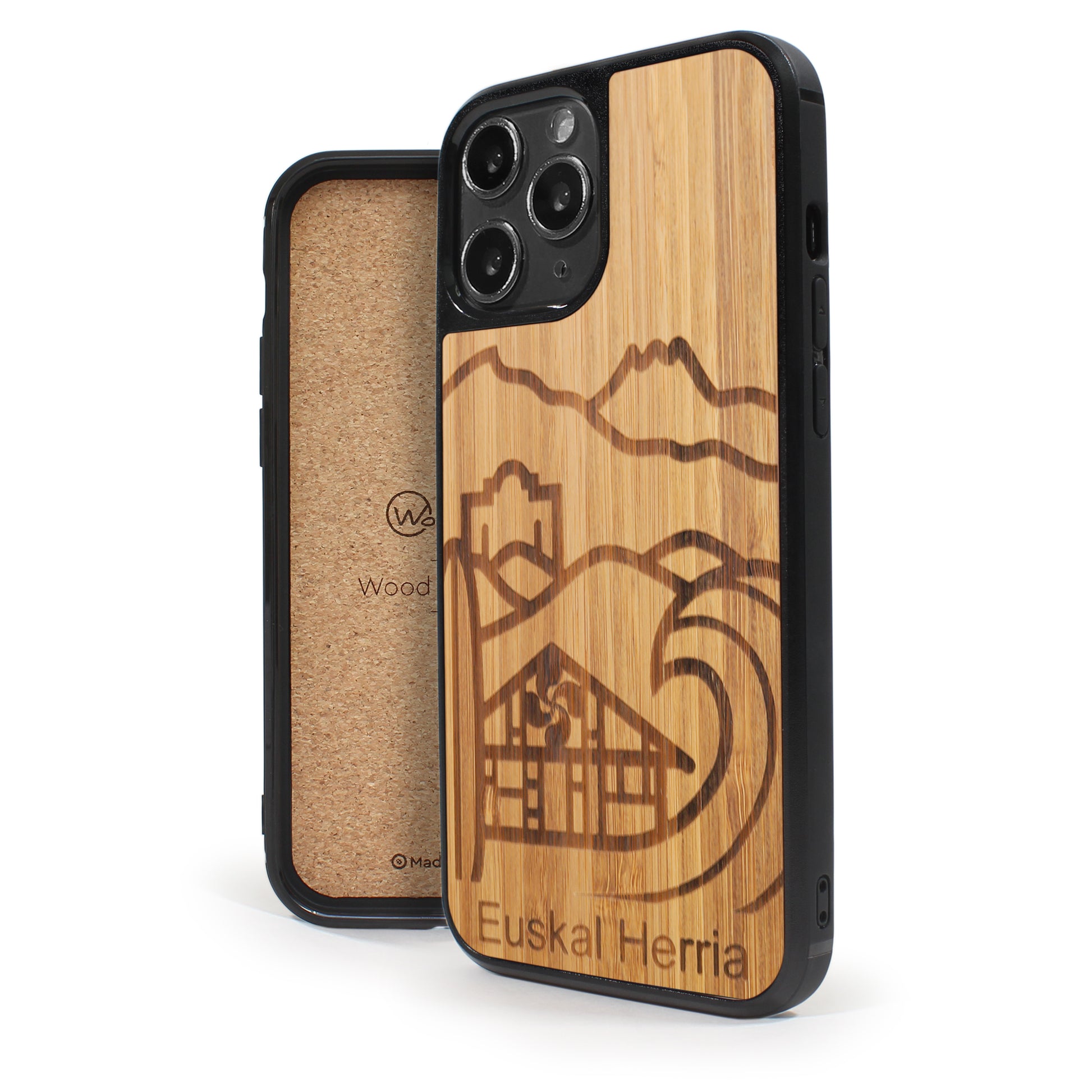 Coque iPhone en bois Euskal Herria
