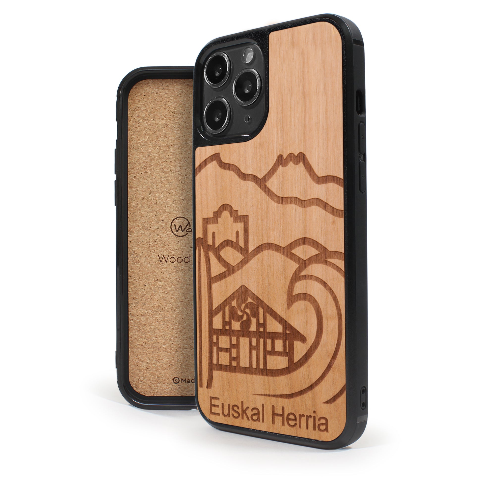 Coque iPhone en bois Euskal Herria