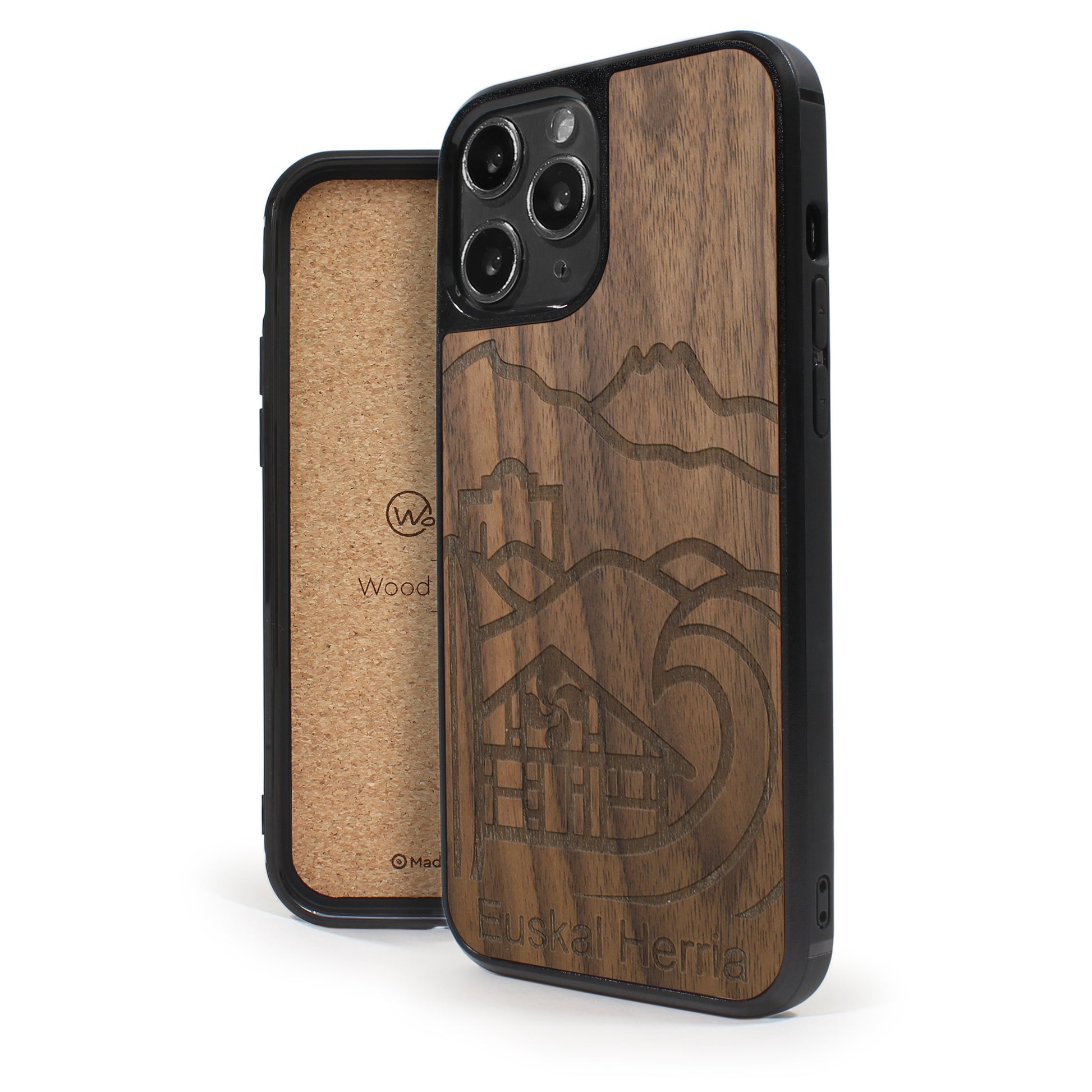 Coque iPhone en bois Euskal Herria