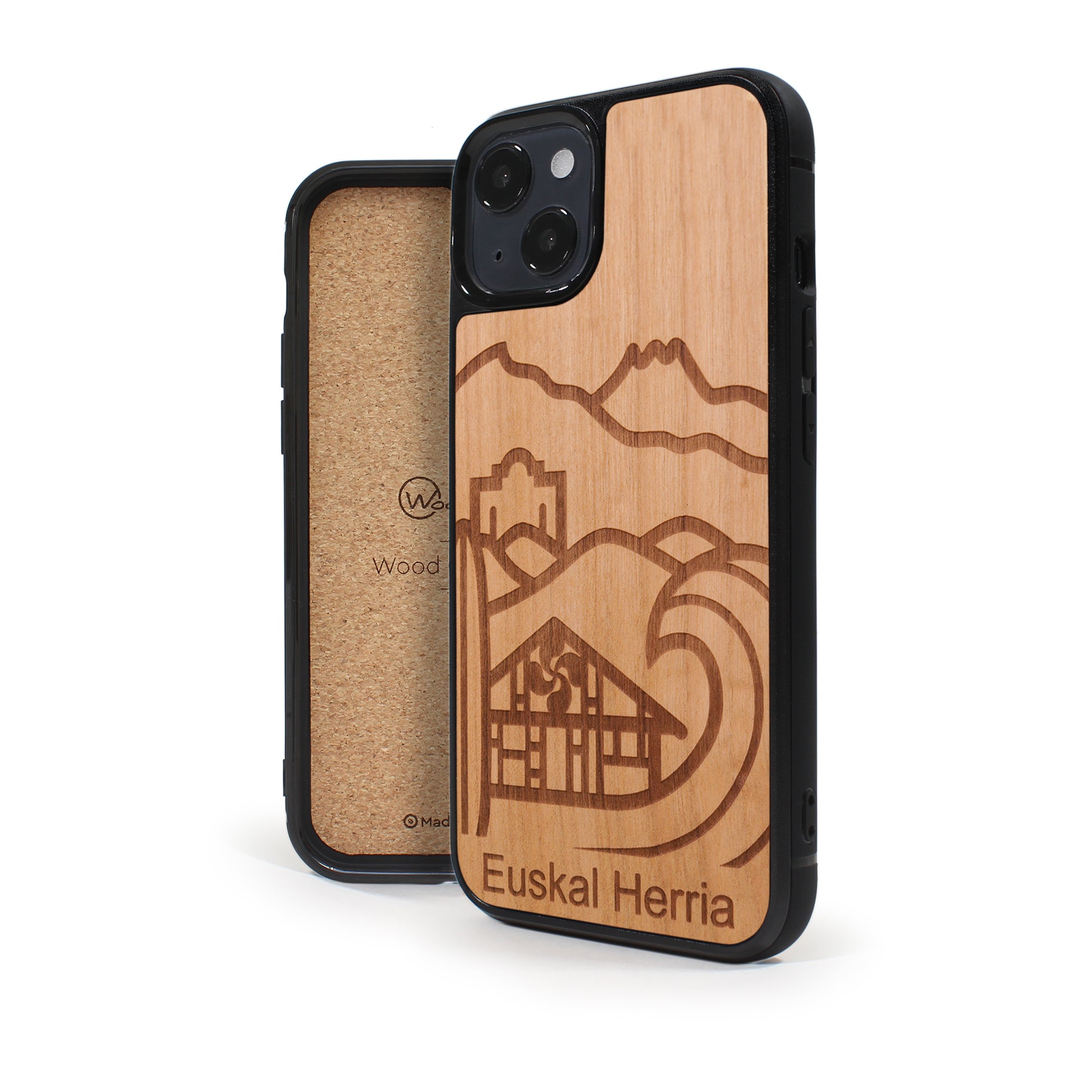 Coque iPhone en bois Euskal Herria
