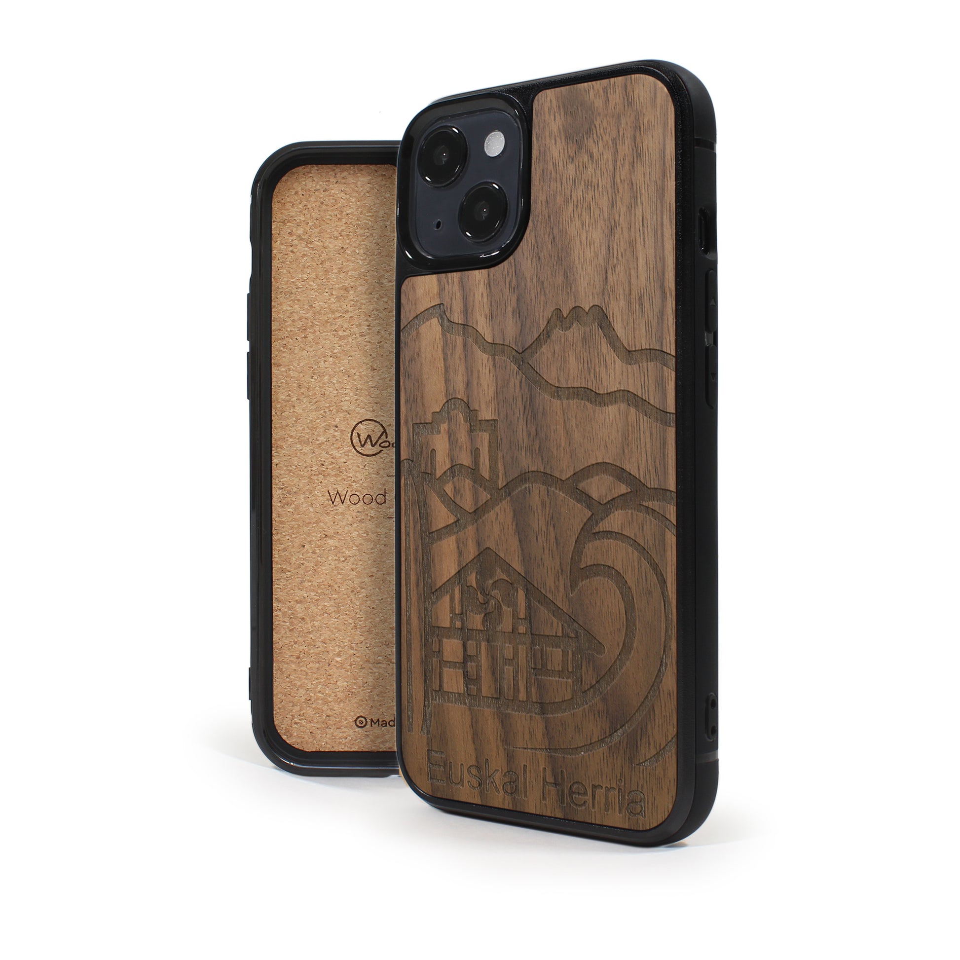 Coque iPhone en bois Euskal Herria