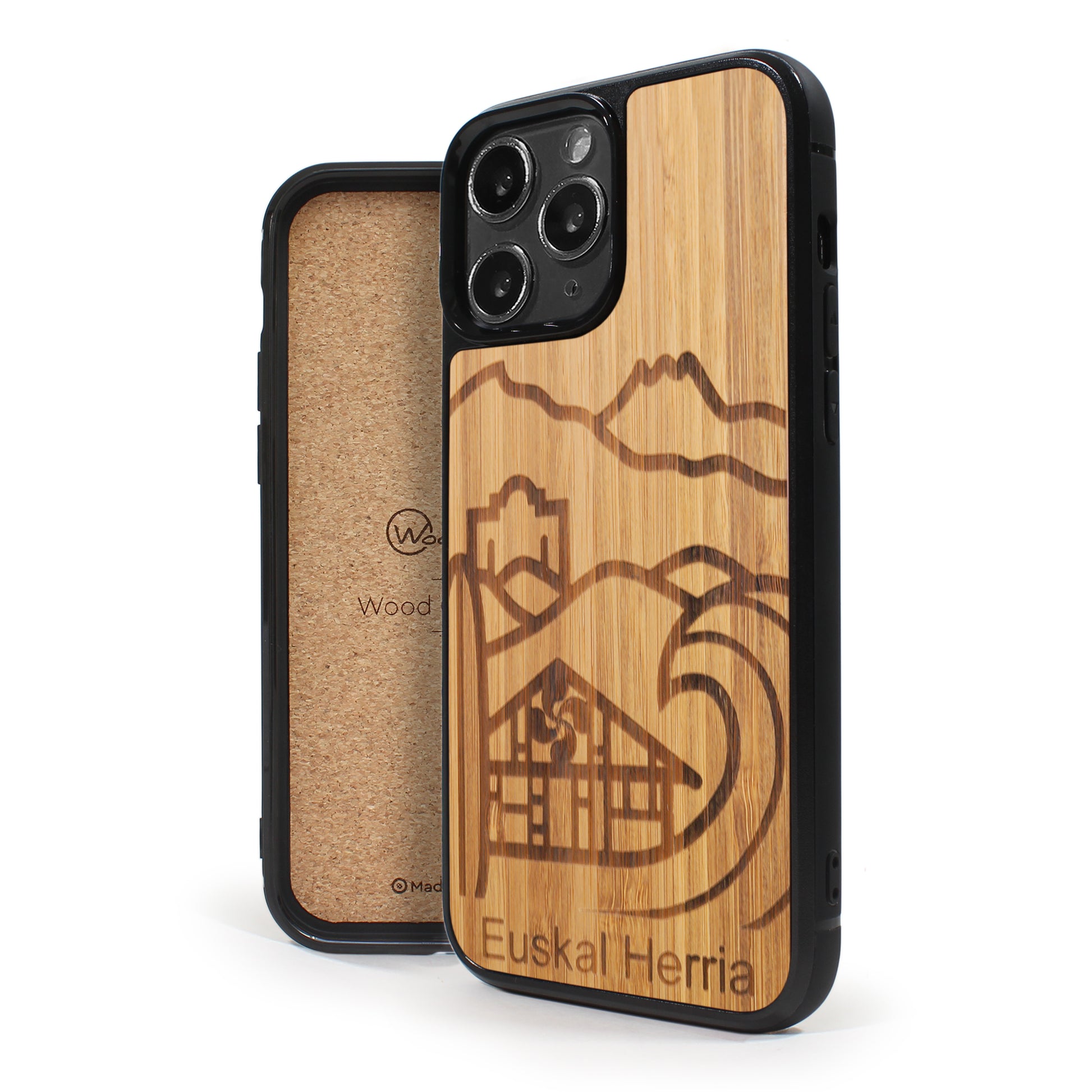 Coque iPhone en bois Euskal Herria