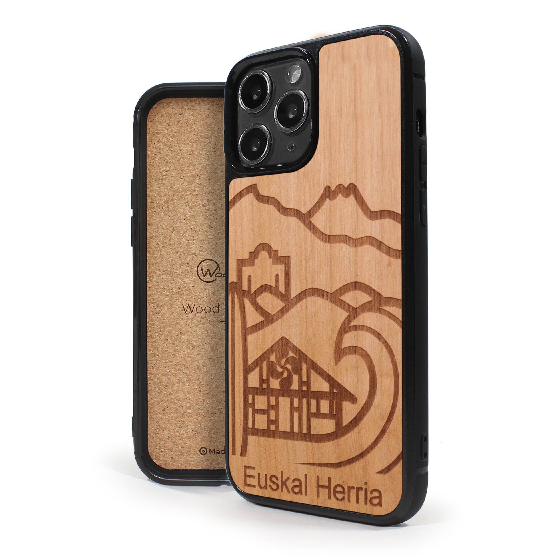 Coque iPhone en bois Euskal Herria